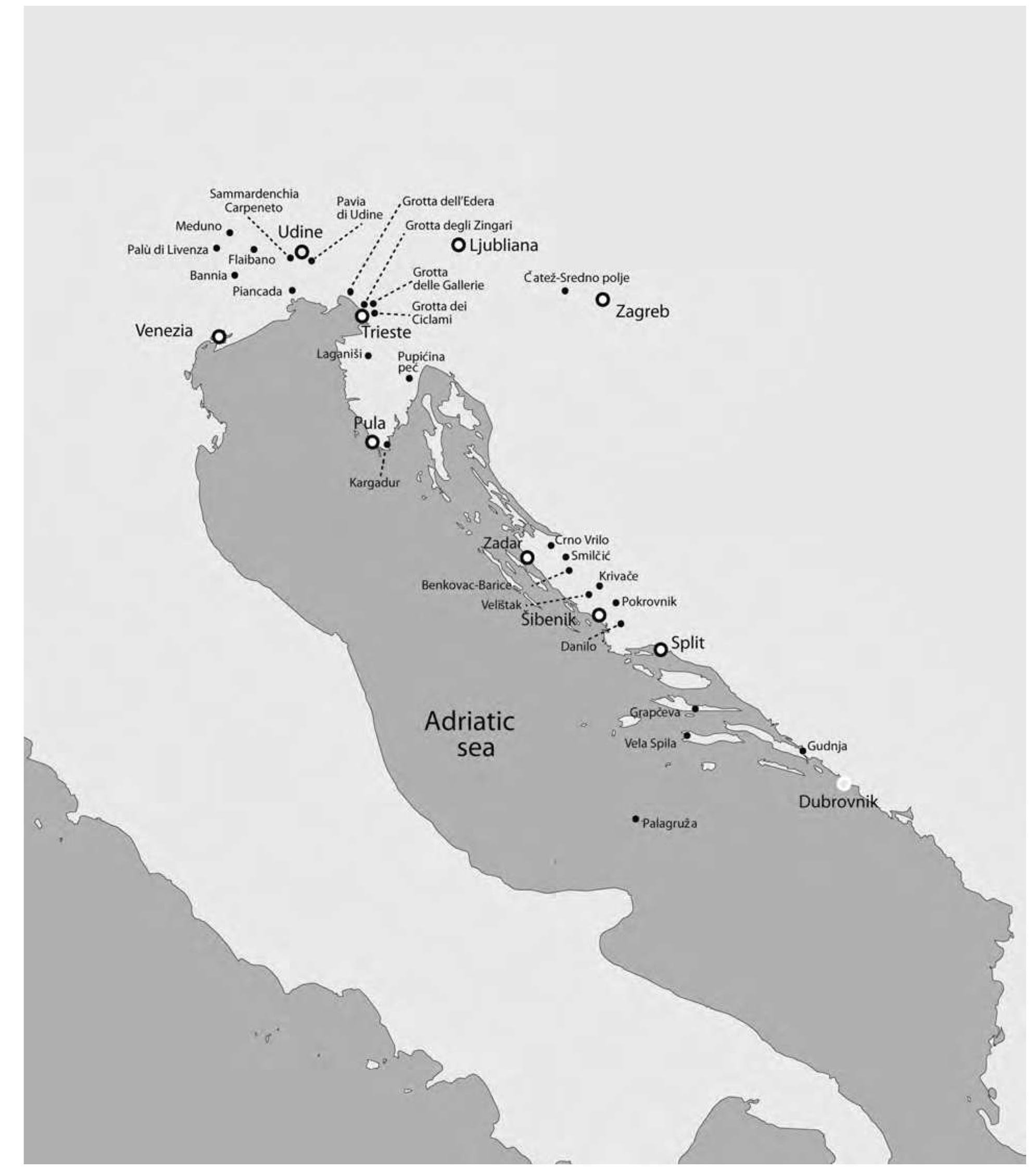 - a selection of neolithic and eneolithic sites from caput