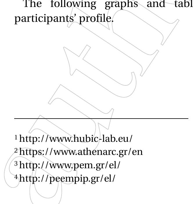 A call for participation was sent to the members of the two largest Gree associations of professional translators, i.e.,the Panhellenic Association c Translators? (PEM) and the Panhellenic. Association of Profession< Translation Graduates of the Ionian University* (PEEMPIP) and was shared o social media. Potential participants expressed their interest in participating it the study by filling in a Google form; they then received an e-mail with detail on the aim of the research and guidelines for the PE task along with som educational material on PE (see section 3.2.1). In addition, they were asked t fill in a questionnaire consisting of 34 questions: 22 closed-ended (multiple choice) and 12 open-ended questions; they all aimed at defining their profil and had to be filled in before the experiment.  