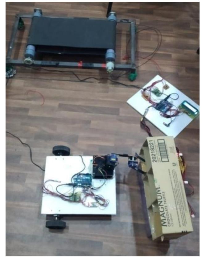 Asrs System Control Loop Model Developed prototype of asrs system. in developed prototype