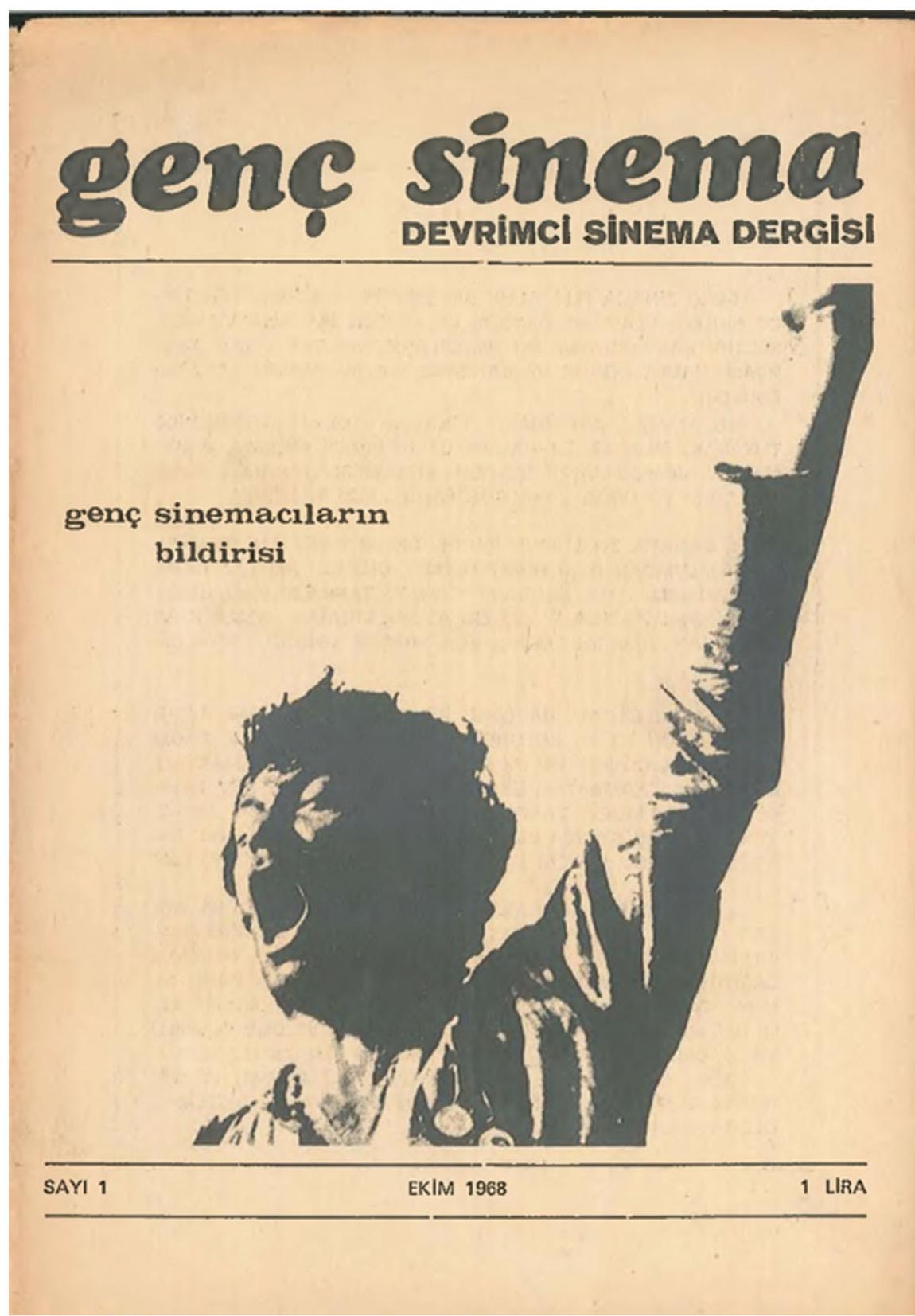 Figure 1. The cover of Young Cinema’s first issue (courtesy of Onder Ozdemir). 