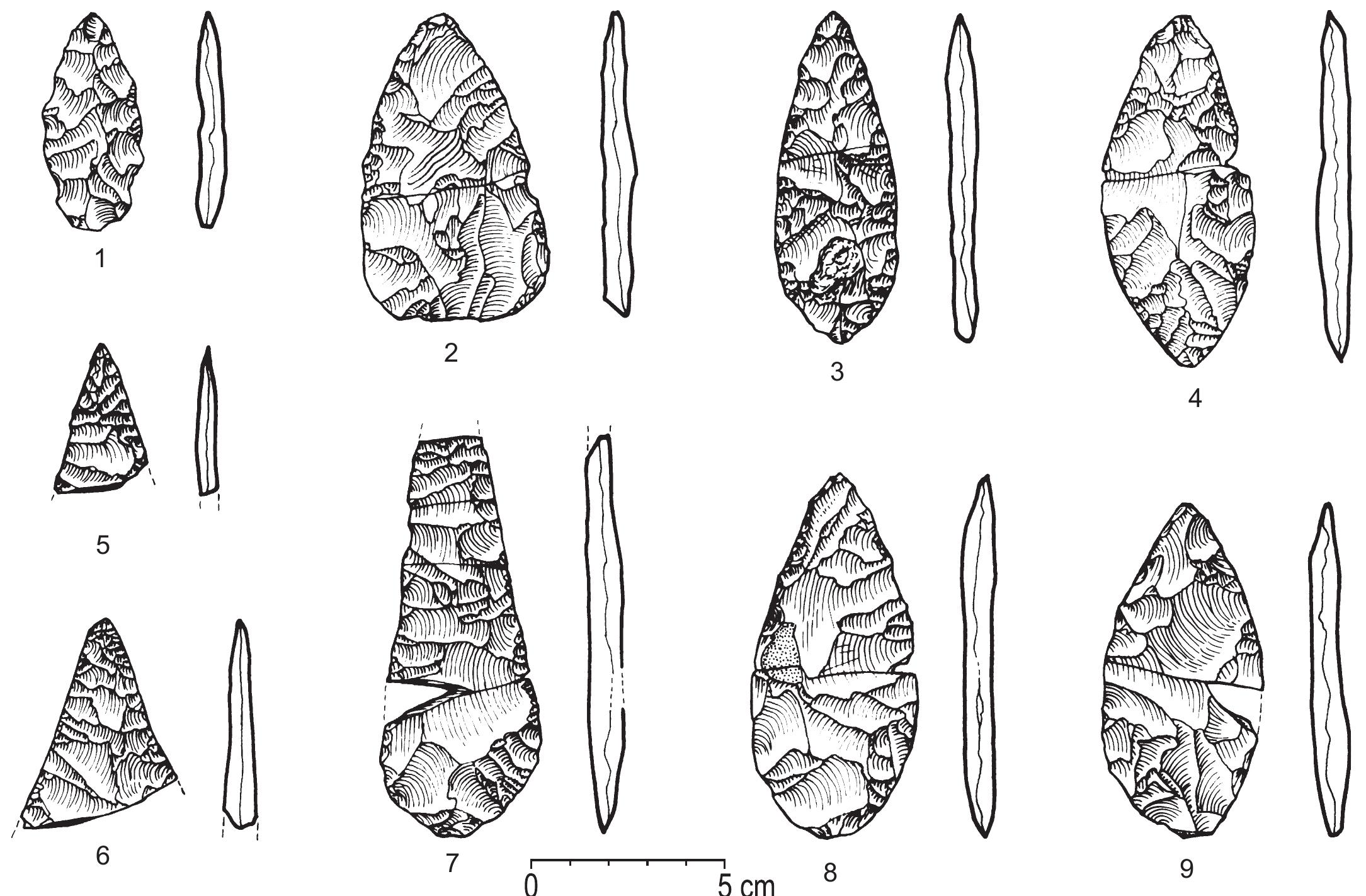 Preform Examples Examples of bifacial preforms from arruda dos pisdes. 1:
