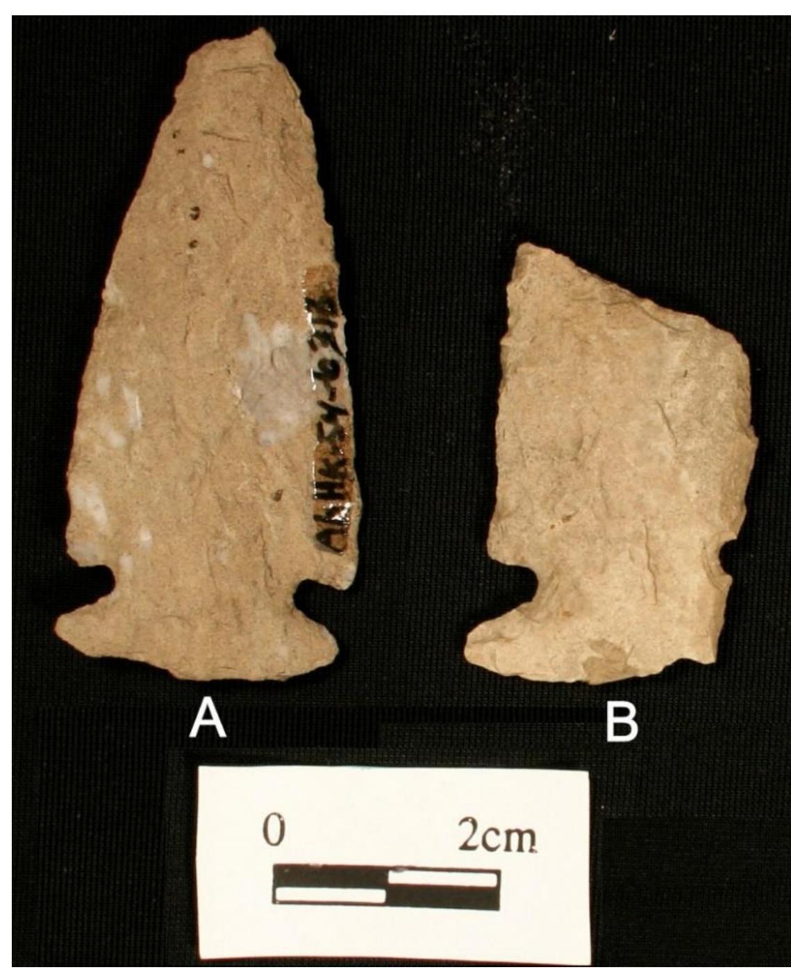 Later middle archaic point types. modified from ellis et al.
