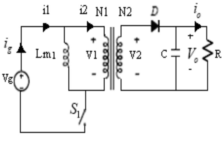 Inductor Hit Ran In ran: a flyback topology the main switch and flyback