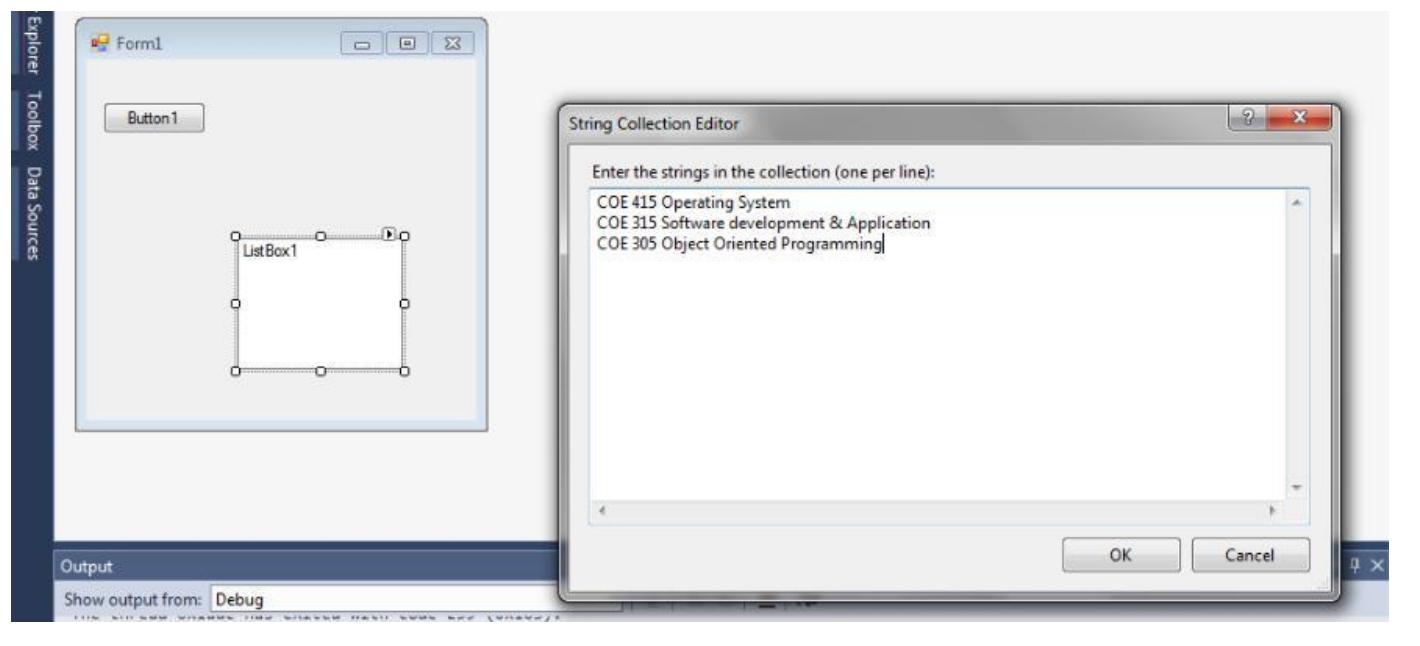 combo-box drop down the list of the items when click on. 