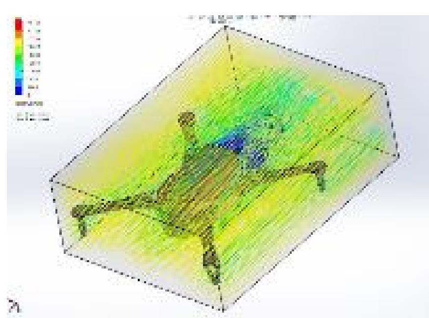 :drag force simulation of arrow figure 9 :drag force