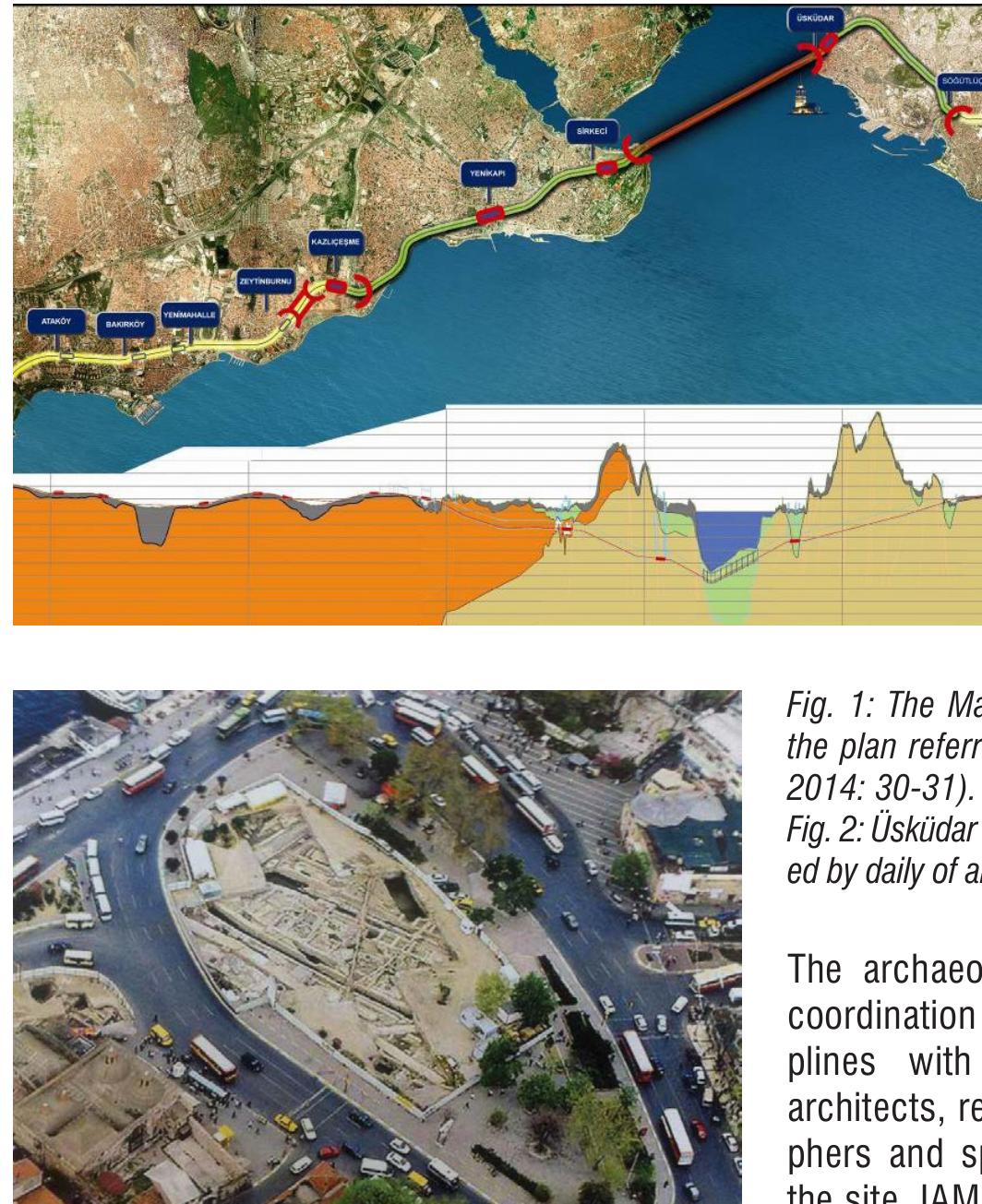 of the Regional Council for the Conservation of Cultural Property. Private companies provided labour or equipment in the Marmaray Project because they are not allowed to conduct any excavations in Turkey (Geziker, 2011: 7). 