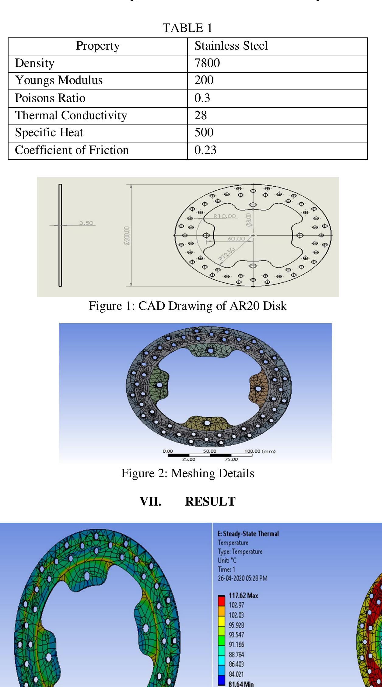 (PDF) Design and Thermal Analysis of Brake Disc for Optimum Performance
