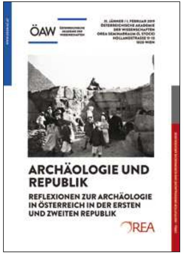 Fig. 16 Archaeology and Republic  Archaeology and Republic. Reflections on Archaeology in Austria in the First and Second Republic 