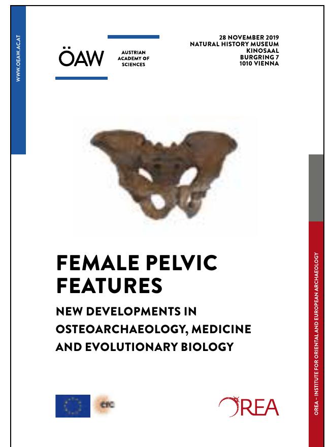 Fig. 26 Female Pelvic Features, conference held at the premises of the Natural History Museum, Vienns  The aim of the workshop organised by K. Rebay-Salisbury in the Naturhistorisches Museum Wien was to bring together national and international experts in the field of pelvis research from different professional backgrounds for presentations, discussions and object demonstrations (for details, see below, report Prehistoric Identities) (Fig. 26). 