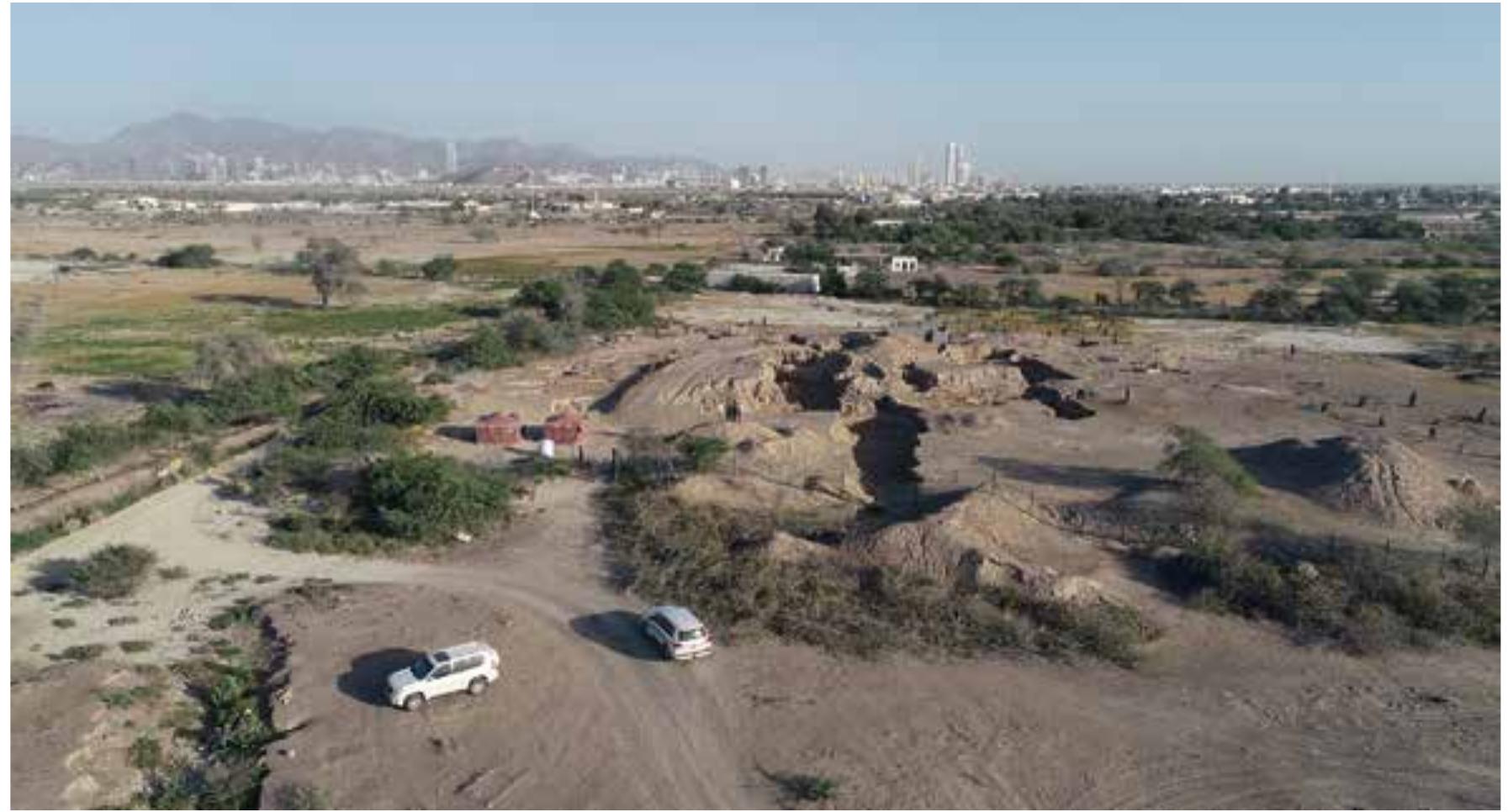 Fig. 43 The site of Kalba during the field investigations in 2019 (photo: K. Kamyab/SAA) 