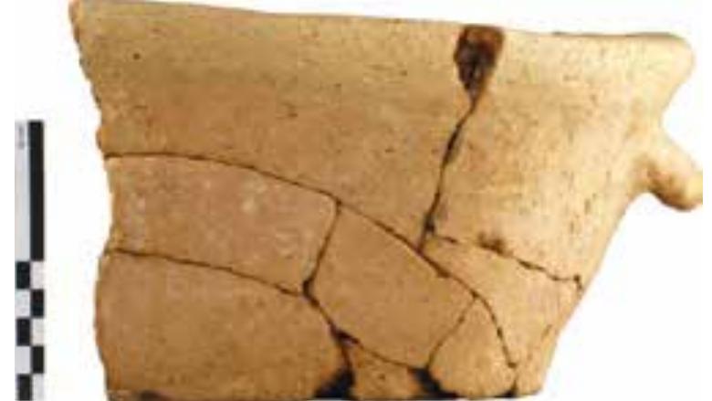 Fig. 60 Mycenaean bathtub from Well 7, Kontopiga- do, Attica (photo and © K. Kaza-Papageorgiou)  Kontopigado — A Mycenaean Industrial Area South of Athens 