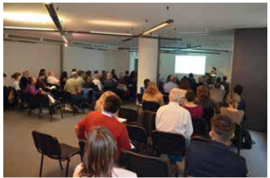 Fig. 64 International workshop Bronze Age metallurgy, 2425" May 2019, Vienna (photo: OREA)  Conferences/workshops  Croatia and Serbia. Throughout 2019, a large number of graves from important sites in Austria — Franzhausen-Kokoron and Inzersdorf ob Traisen — as well as from cemeteries currently being investigated in southeast Europe were entered in CBAB. The CBAB also provides a possibility for the integration of existing databases on Bronze Age burials and represents a perfect tool for the integration of the international research. 