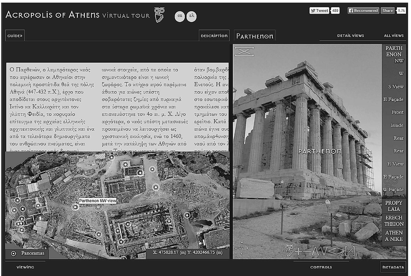 Xphion tov pwropweaiKov tng Kdtownsg tng AKponoAng otnv Epappoyn EiKovIKHG NEpuiynonc yta tnv mAonynon cota cnpeia Oéacng twv pwvnpeiwov  € QUTO TO IIAGLOLO, UA PMOpOLGAaV ApEGa a a€torom8ovv Ta Katayeypappéva Gbvo- a tekpnptov mou oyetidovrat pe oAoKAn- jwpéva Epya anoKatdotaons. Ia napa- elypa, pépos Tov Mepteyoplévov and thv ‘opia Bdon Sedopévev nov éyet Stateet iéG@ tou GvvodSevtiuKov CD-ROM tov t6- lov anddoon¢ tng avactiAwens tov Epe- Oetov propet va evowpatwet Kal Ge éva raSiKkTuaK ano8etipto. H cvyKexppévn pyacia 0a npocypépet tnv evKatpia va efe- aotet n GupBatétnta tng Katayparpnic ws ipog ta Siavécya SteOvn npdtuna teKpN- iwong nov efacpadicovv tnv avtadAayn (ANPOPOPLov avdpleca ce wnypiaKd ov- thpata, ouws to Dublin-Core nh to SIDOC-CRM. Enundéov, Ga cupbddet Thy avantvgn Kat tn SoKyn pNyavicpHov id Thy avTopatonompeévn pacucn e€aywo- n eyypapov and tn Bdon dSeSopévev tng Tinpectac. 