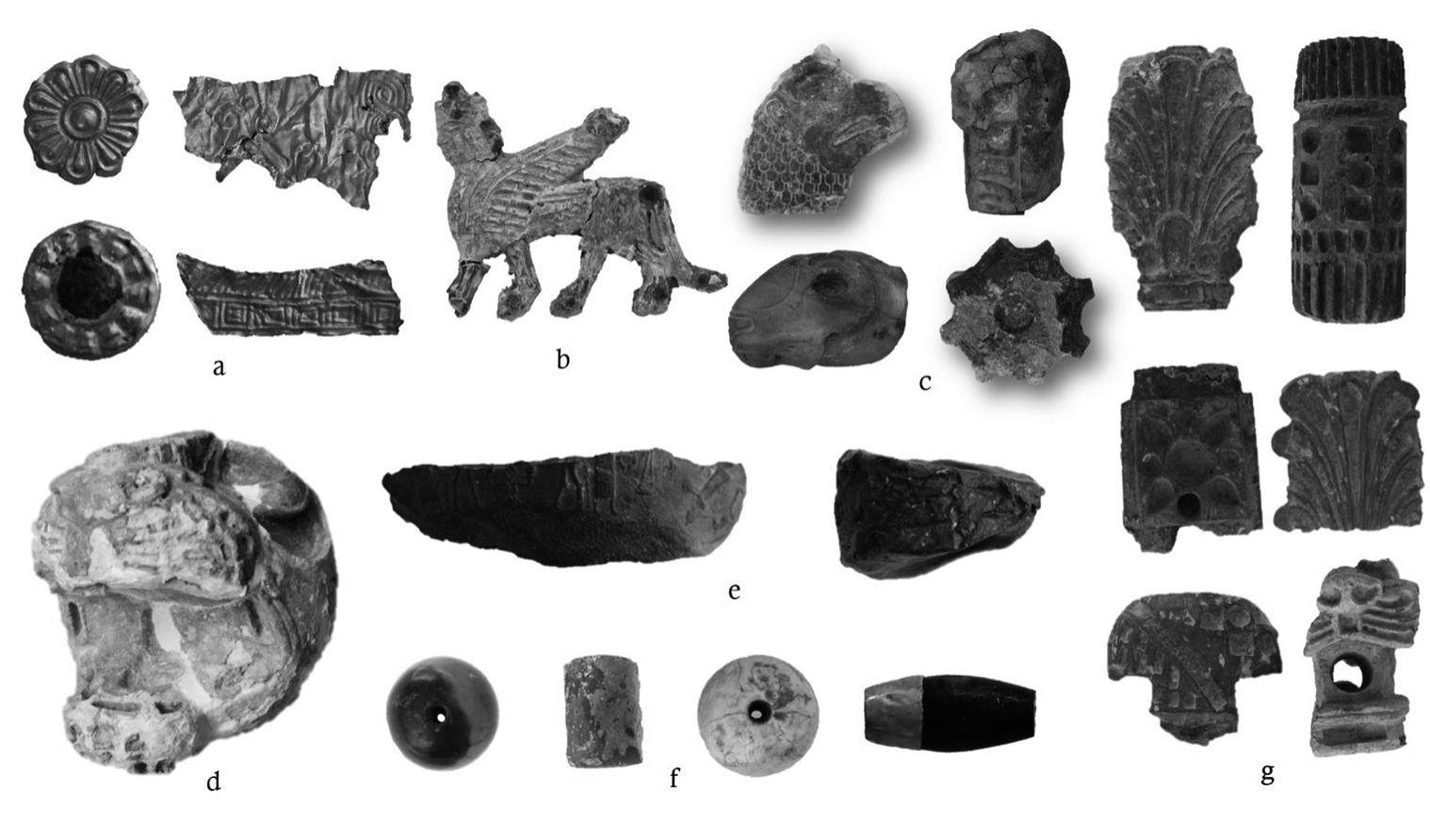 Fig. 8: Groups of finds from the Hall with podium (Ayanis Castle Excavation Archive) 