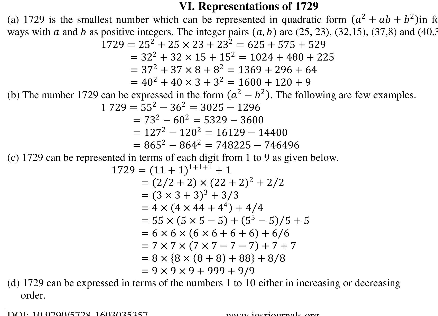 ℳ. Taxicab numbers - Rosetta Code