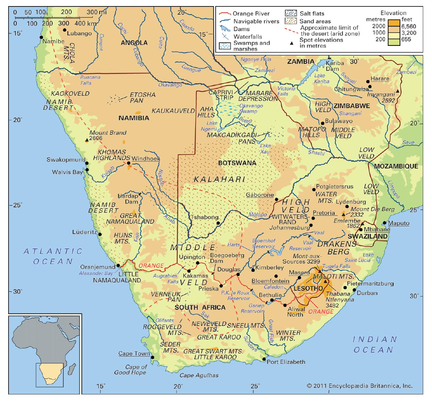 Namibia Water Map.pdf (PDF) The 2019 drought in Namibia: An overview