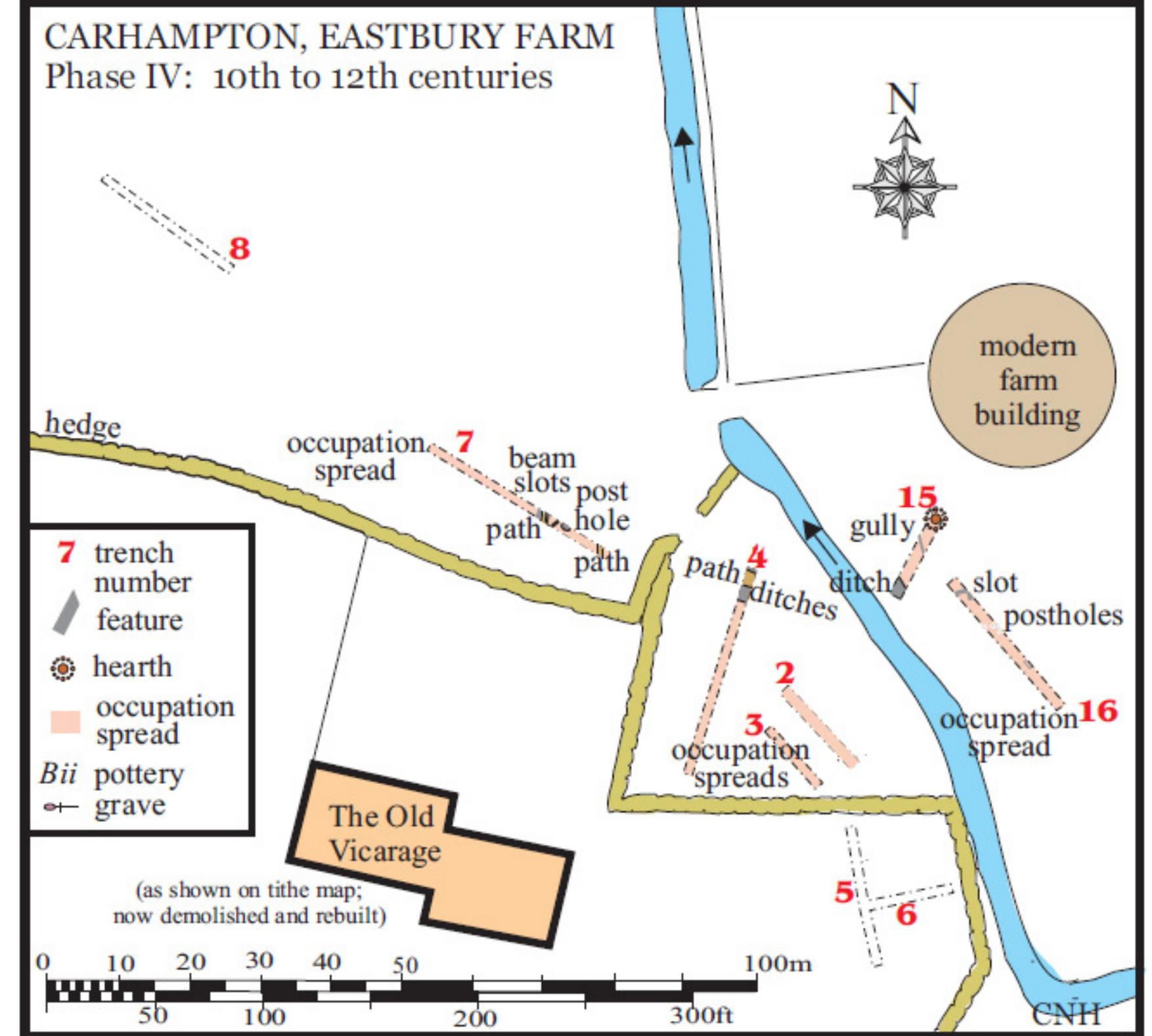 Carhampton Map Figure 17 - from Archaeological Evaluations at Carhampton,