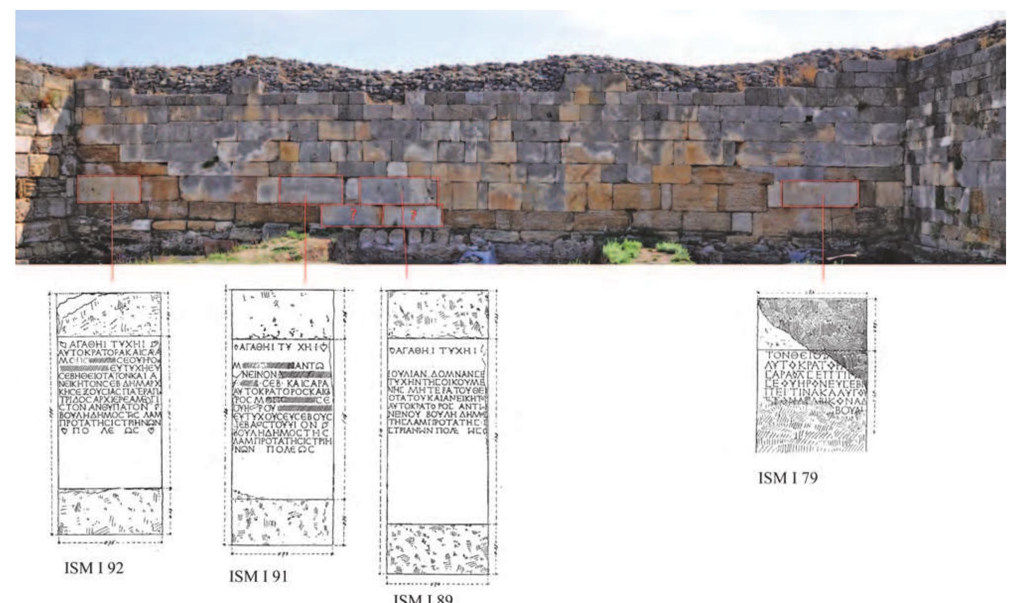 Building Date Inscriptions Figure 5 - from STATUE BASES WITH HONORIFIC INSCRIPTIONS