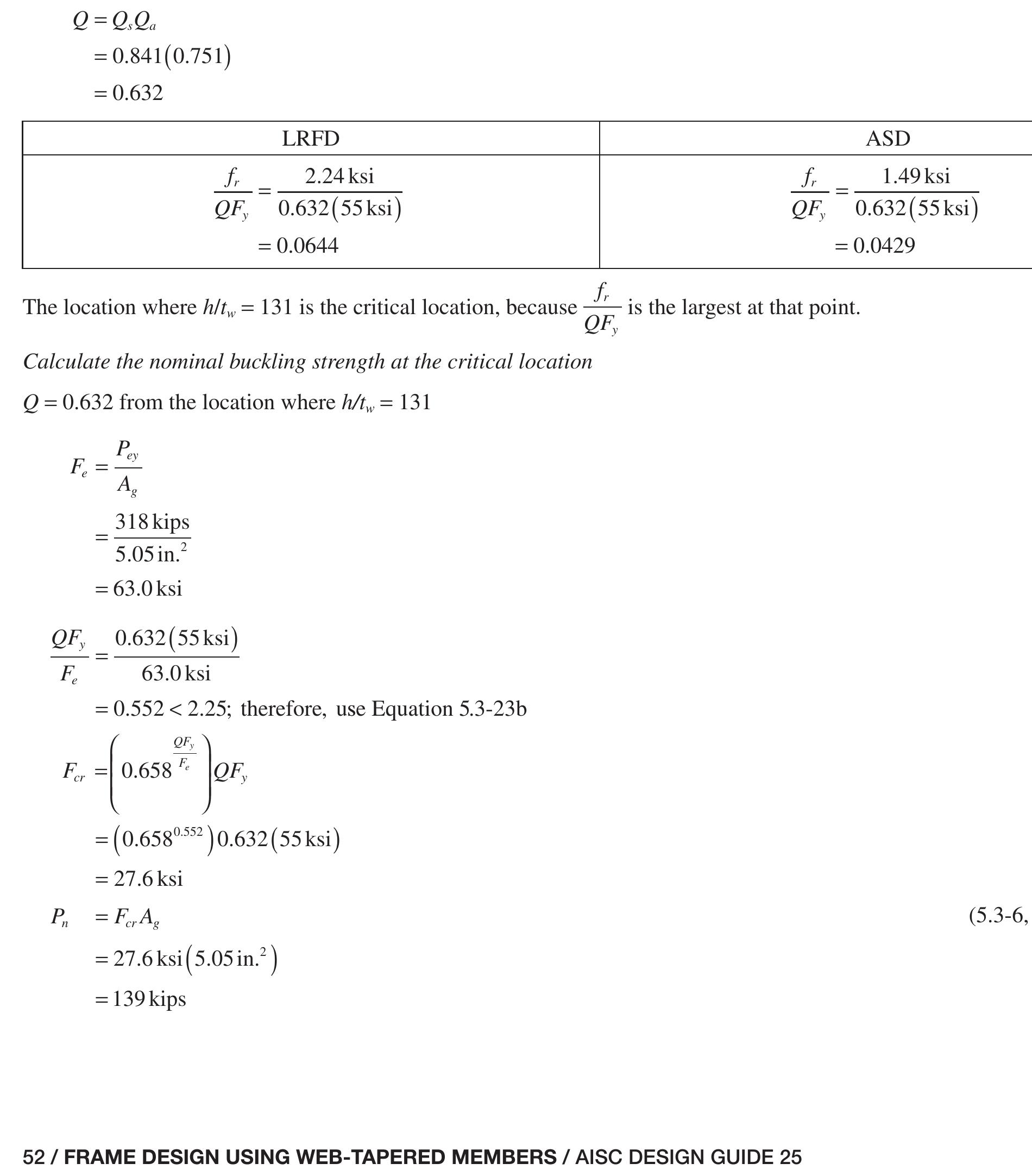 (PDF) 25 Steel Design Guide Frame Design Using Web-Tapered Members