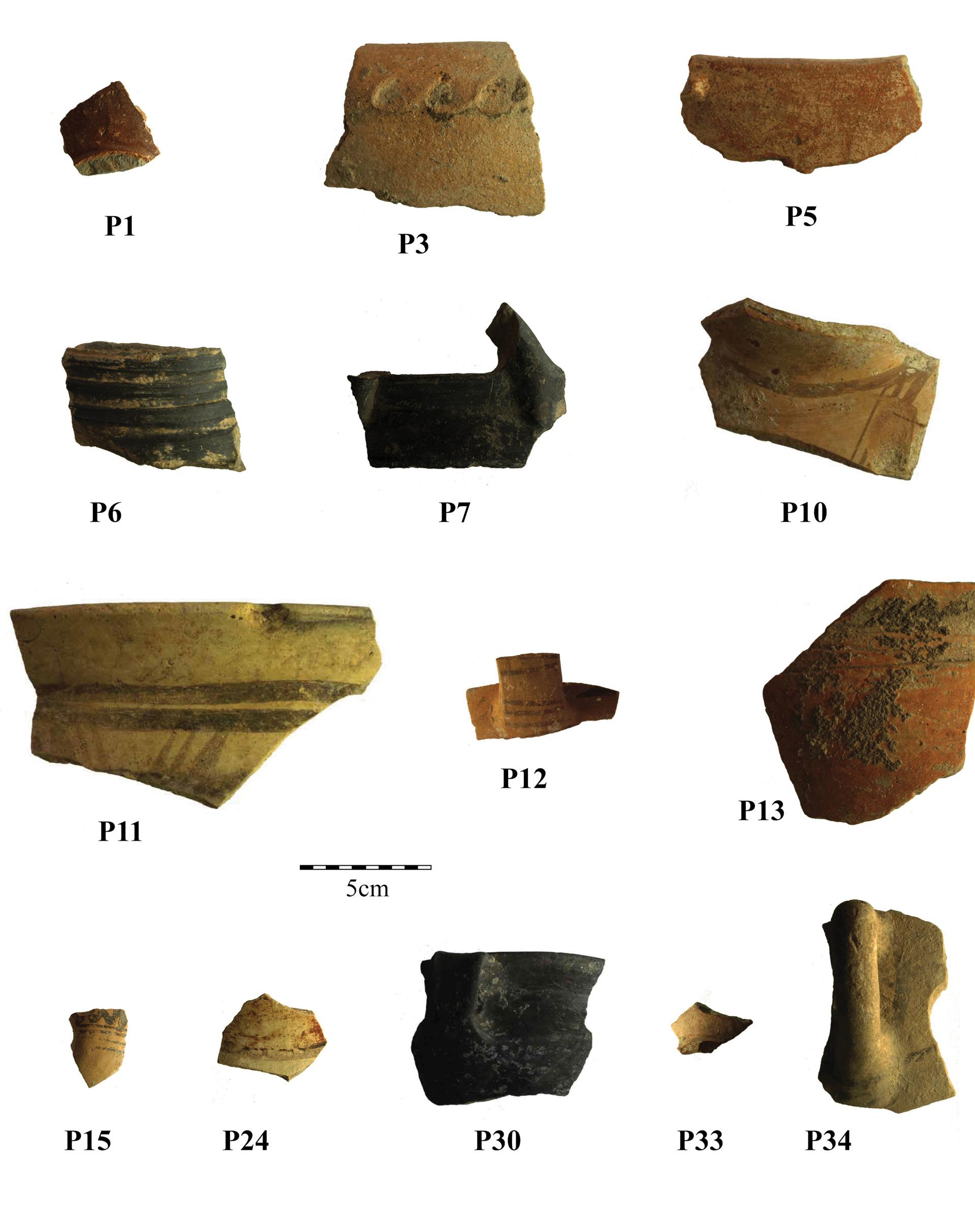 Fig. 20. Pottery from the kilns. Photographs.
