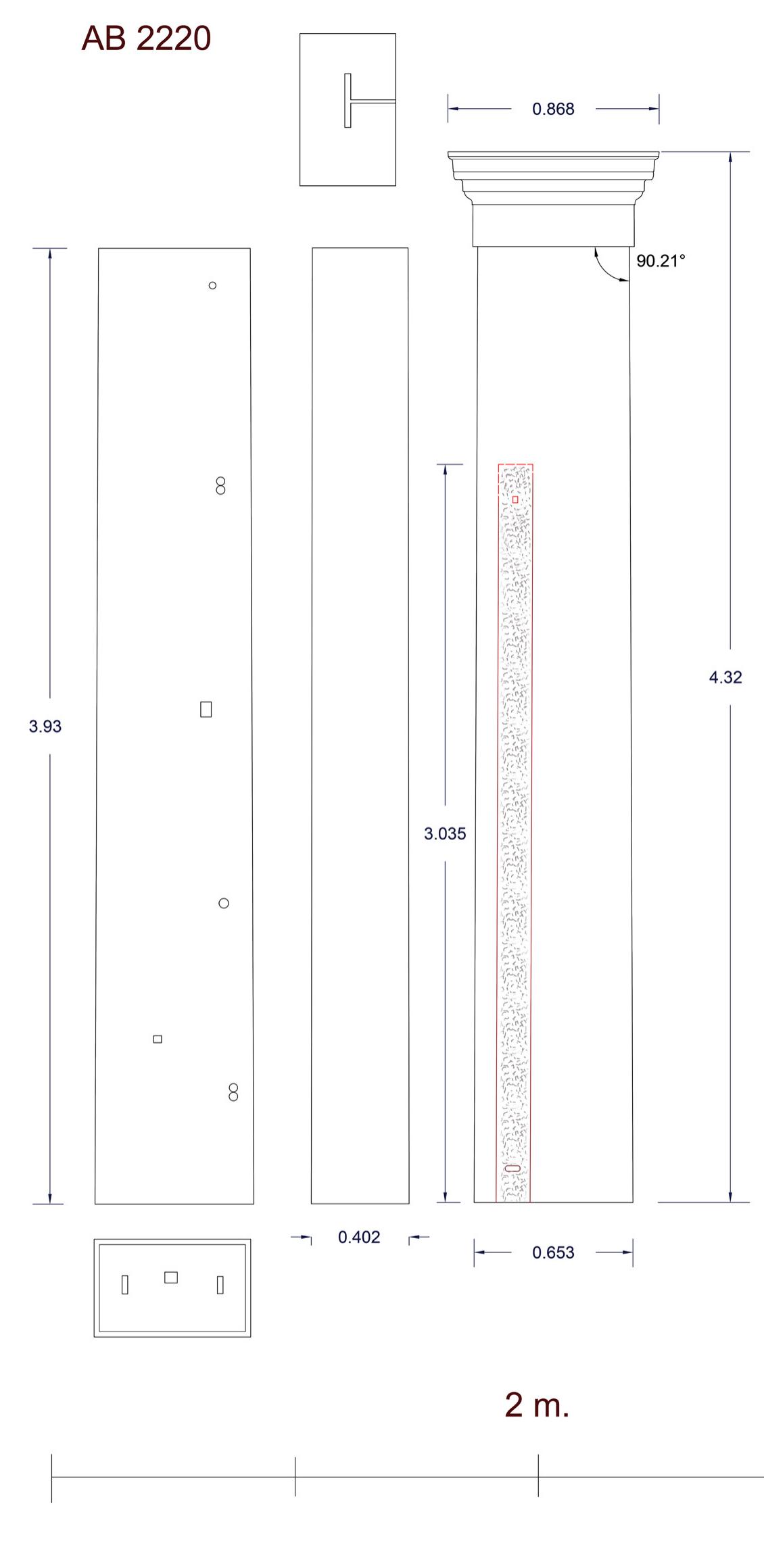 ELk. 6. ZxESLaOTLKO aVaTItUyHA TOU TleEGoOU AB 2220 (ox. A. Toatoapwvn)
