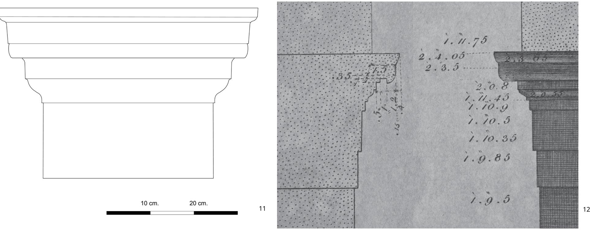 Etk. 11. To teoodKpavo AB 2178 (ox. A-Toatoapwvn) Etk. 12. ApdmuaAo A®nvas Apxnyétisoc, ertikpavo Tapaotdsas (arto: Stuart Kat
Revett 1980, 1: ttiv. VI, etk. 1-2)
 Qc VALKO yLa THY KATAOKEUN TOUG XPNOLHOTIOLHONKE TIEVTEALKO HOPUAPO KATWTEPNG TIOLO-
TNTAG HE TIPOOHIEELG TEPPOU YPWHATOG, TloU THEXOUV HE TH HOPHN PAEBwv. Ot TIAEUPEG TOUG
eival KAA AELAOHEVEG, av Kal Elval Eupavrs N eTtiSpaon TWV KALPLKWV GUVONKWV OTIC EKTE-
BELWEVEG ETILPAVELEG TOU HAPHApOU,"? KABWC TOUAAXLOTOV Ot SU0 TtEGooOl AB 2220 kat AB 2221
BptoKkovtat otnv Ldta BEon, SnAasH otov BopEto otvAOBATN ts TPLKALTNS BAGALKNG, aTto thv
TIEPLOSO TWV TIPWTWY AVAGKAPWV OTOV XWPO."
