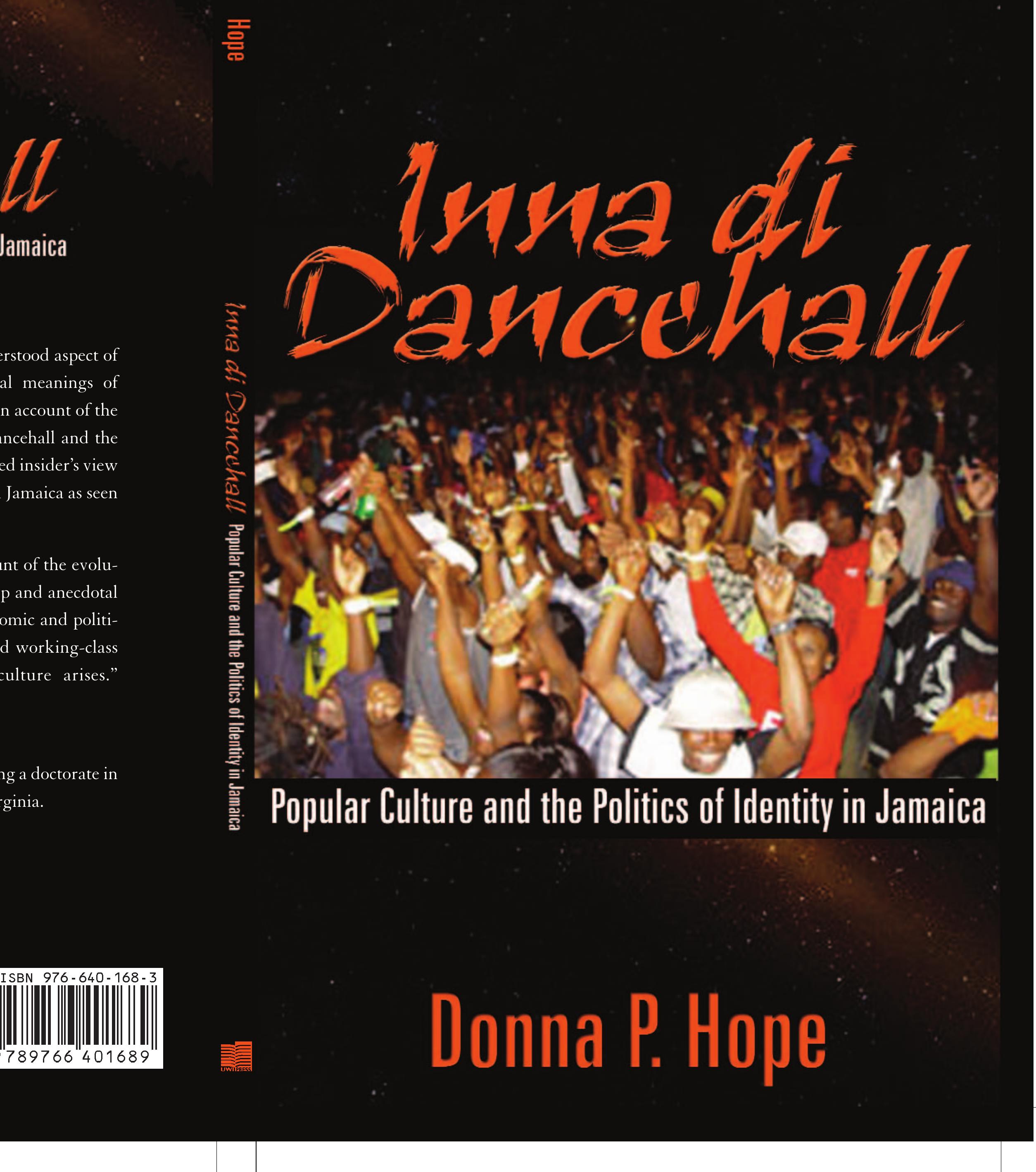 A vibrant dancehall scene, showcasing the energetic popular culture of Jamaica and its influence on identity.