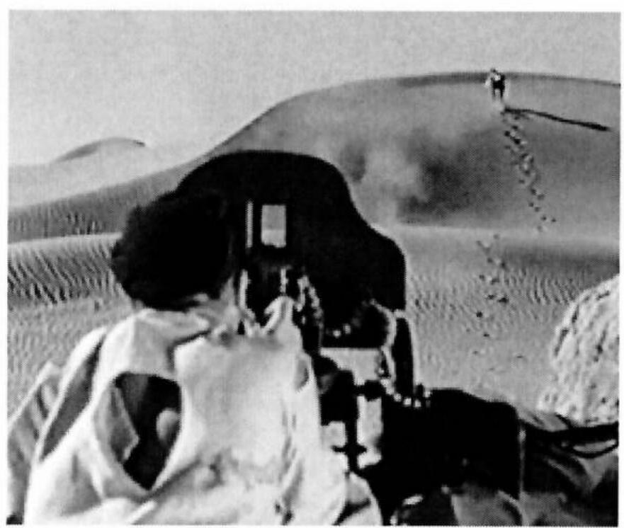 Fig. 4: Akchurin is forced to gun down Petrov. THIRTEEN, USSR 1936, Mikhail Romm. 