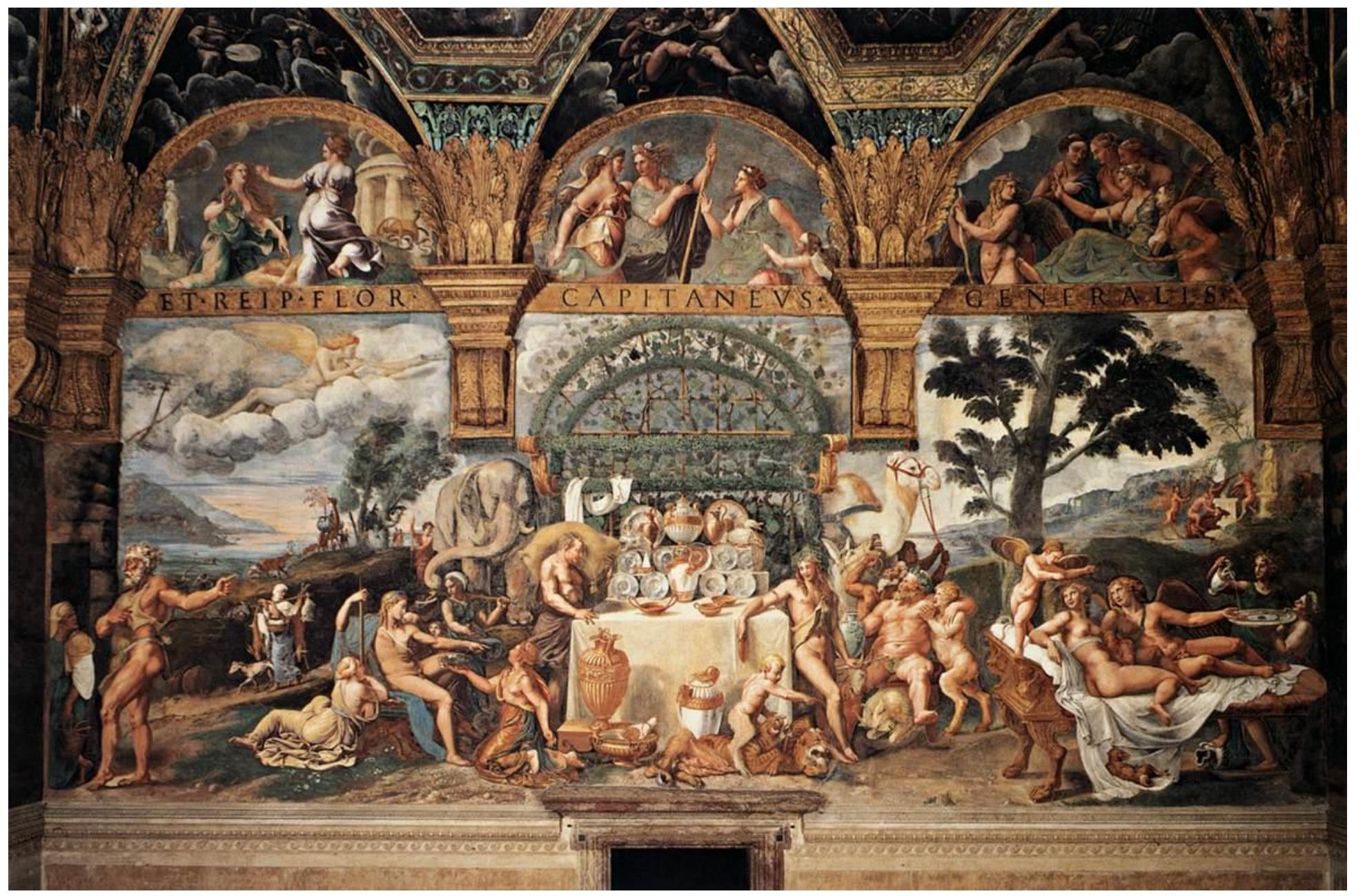 Gibi Raphael Resim 2: giulio romano, cuha adasi'nda ziyafet, 1527-30,