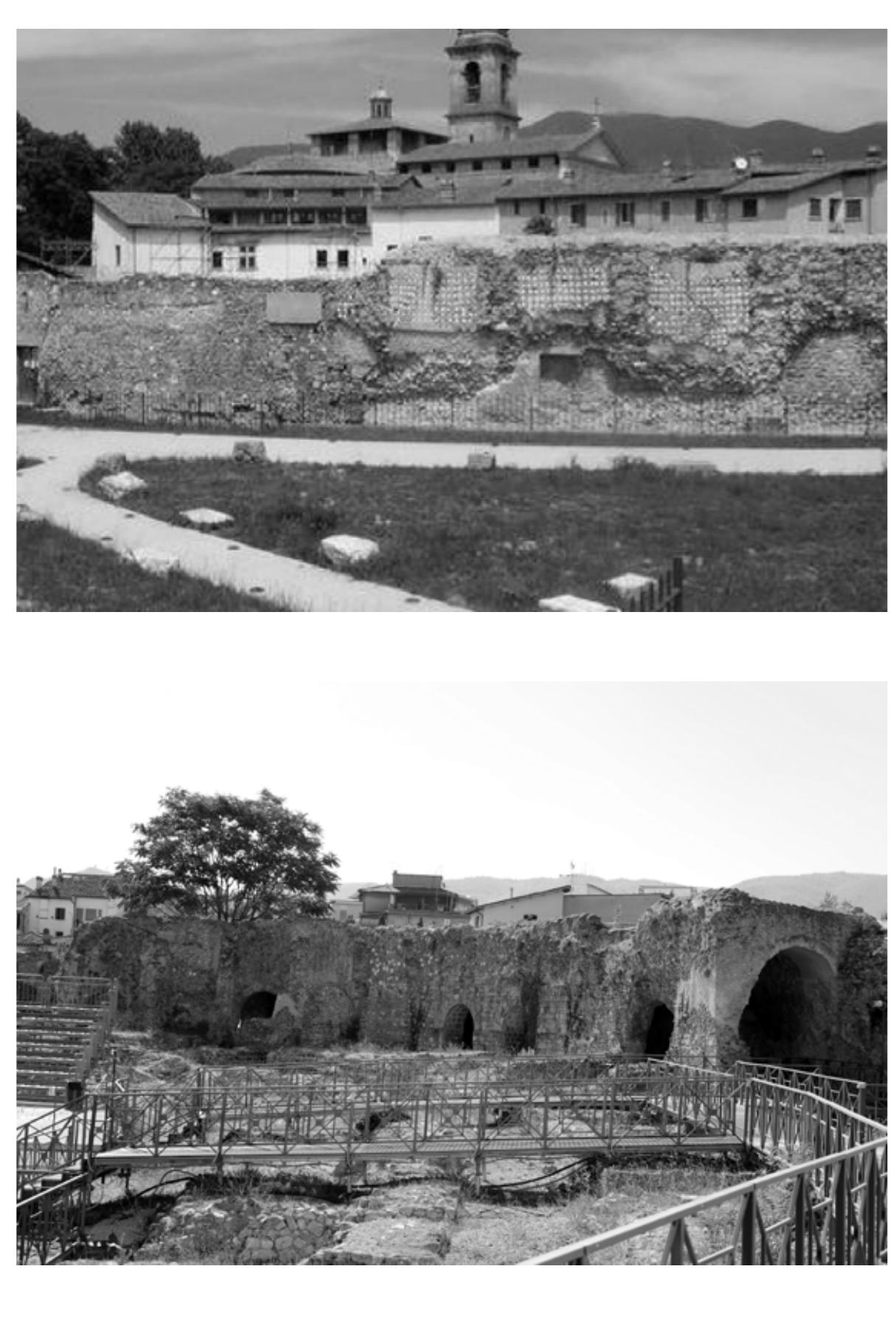 The Fausto Amphitheatre in Terni and its re-use project, 2018. 