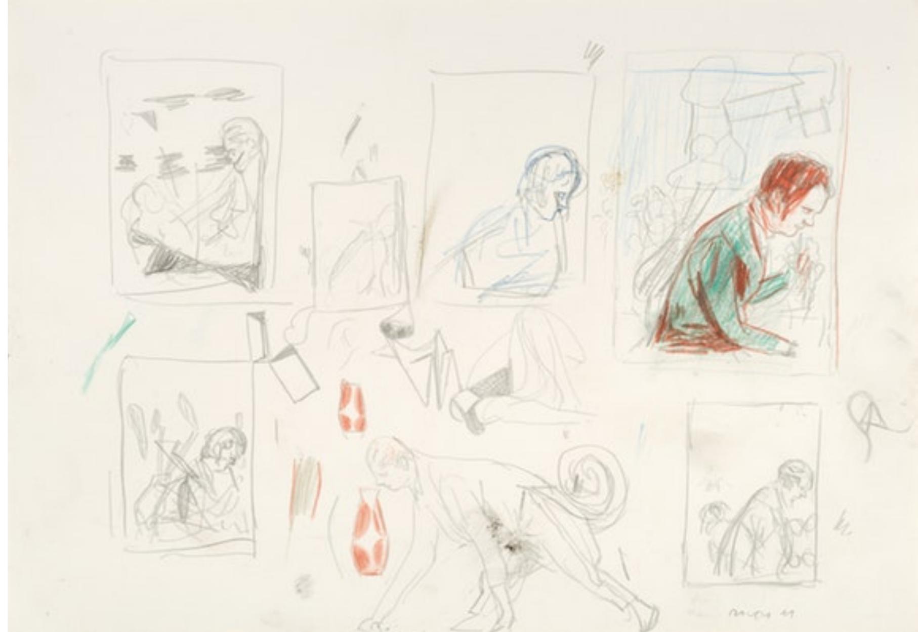 (PDF) Neo Rauch Drawings: Aus dem Boden (from the floor) at The Drawing ...