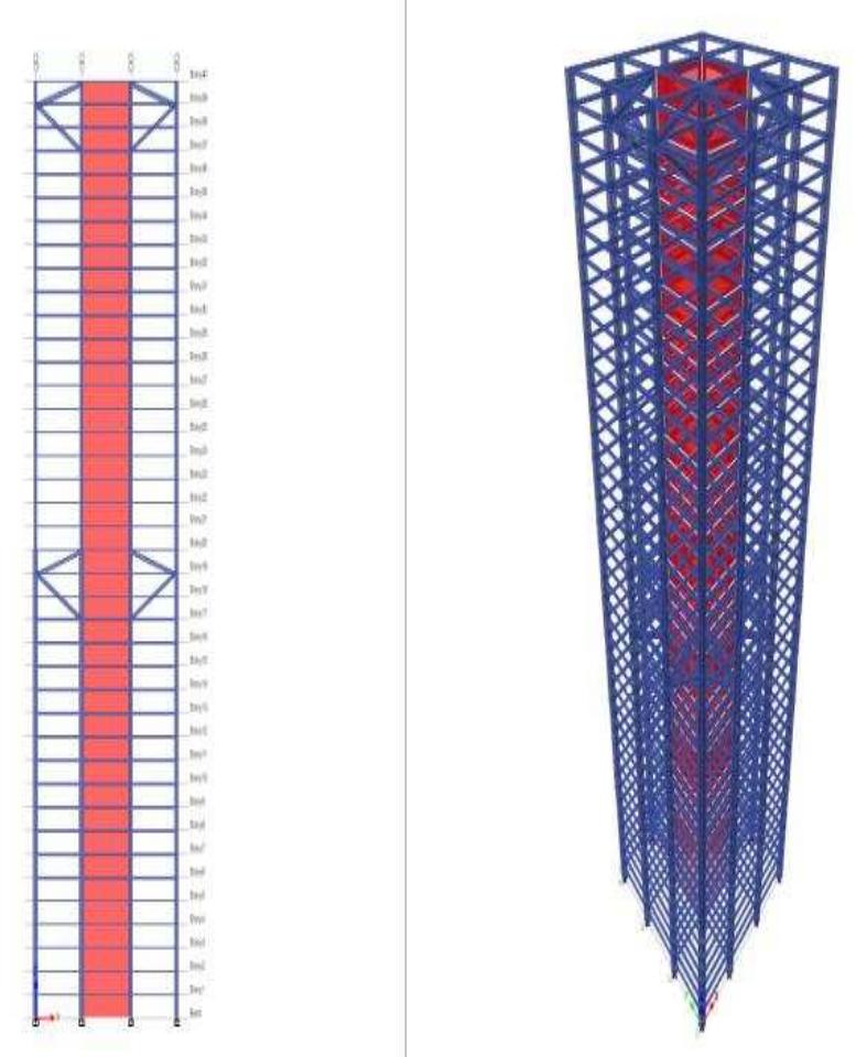 Outrigger Model (PDF) Analytical Study of Tall Building with Outrigger System