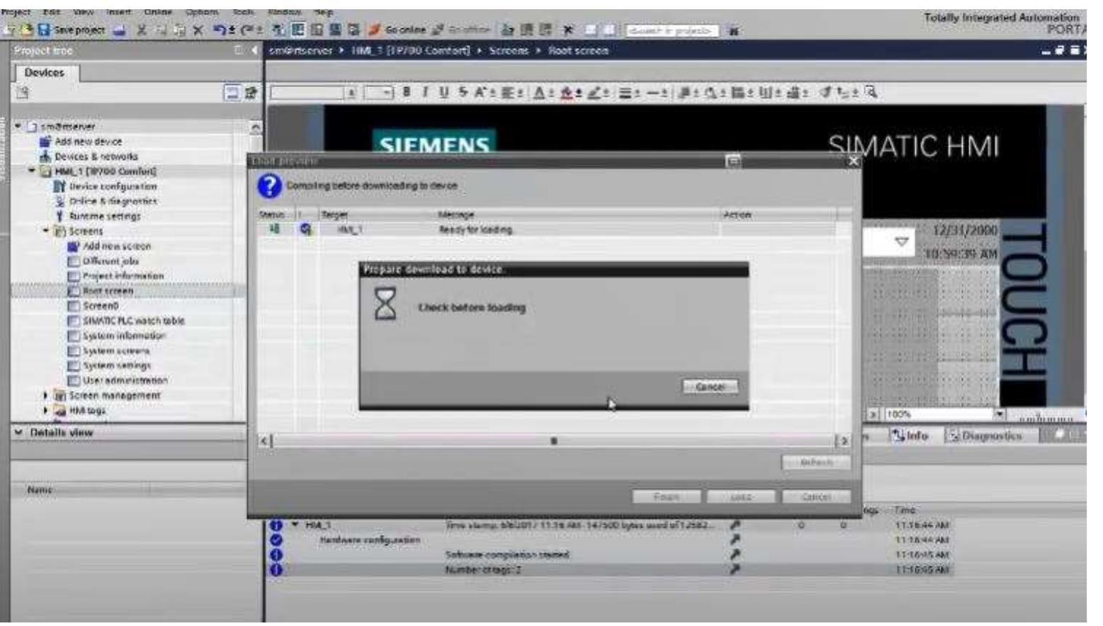 Smartclient Download the hmi on smartclient program