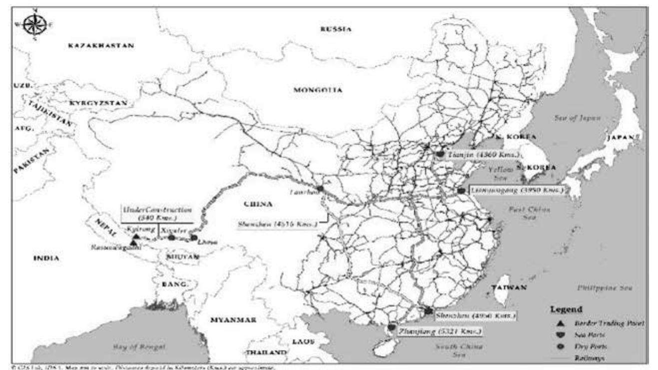 Transmt Map Figure 1 - from Evolving China Factor in South Asian