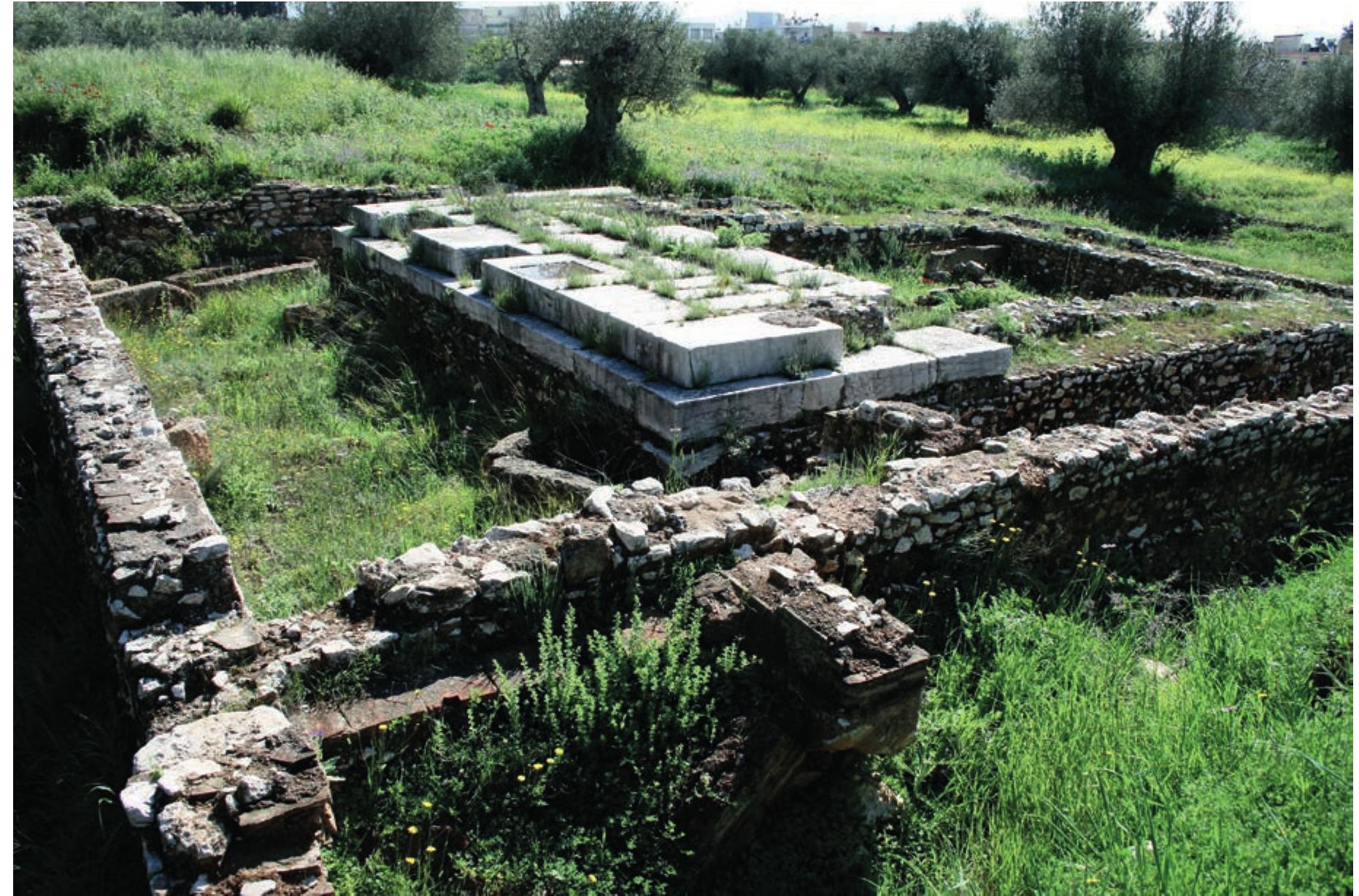 Figure 1: Roman burial monument. Argos, Southwest cemetery. Photograph N. Dimakis 