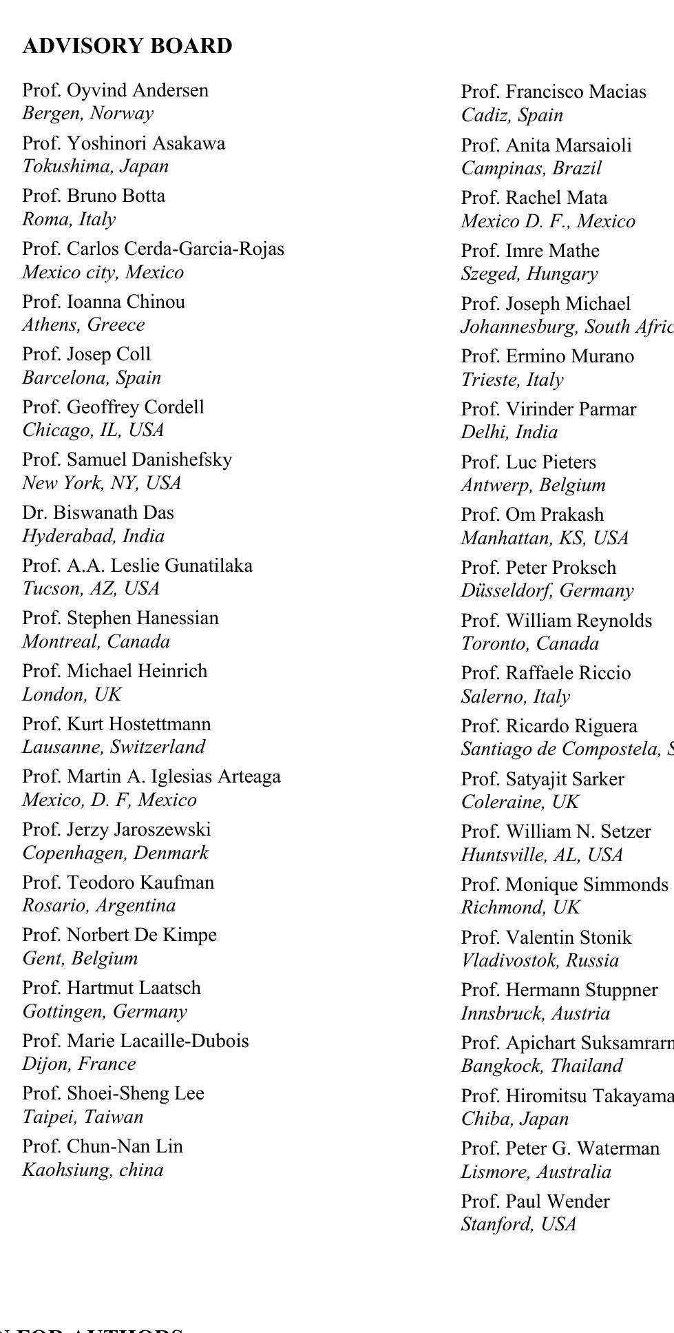 PDF) NPC Natural Product Communications 2007