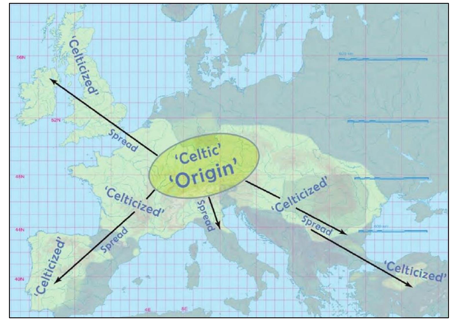 Tartesian Script Figure 9 - from Celtic origins: Archaeologically speaking