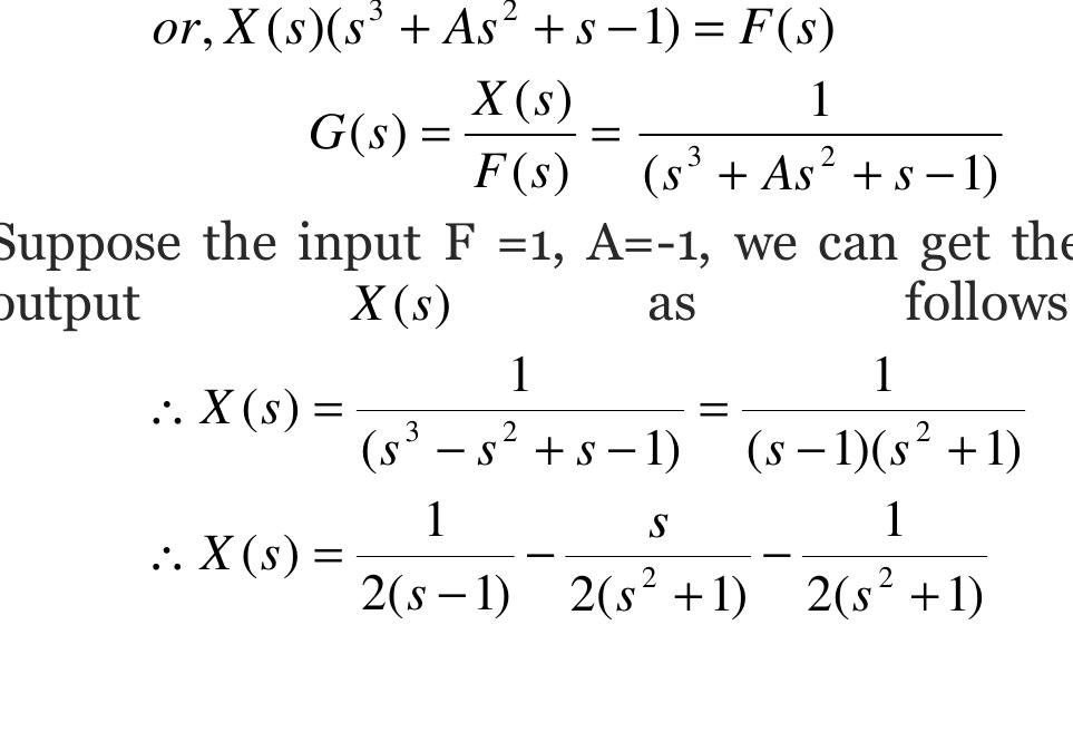 Sign In Inverse Transfer Function (PDF) On an Application of Laplace Transform to Solve a Simple Control ...