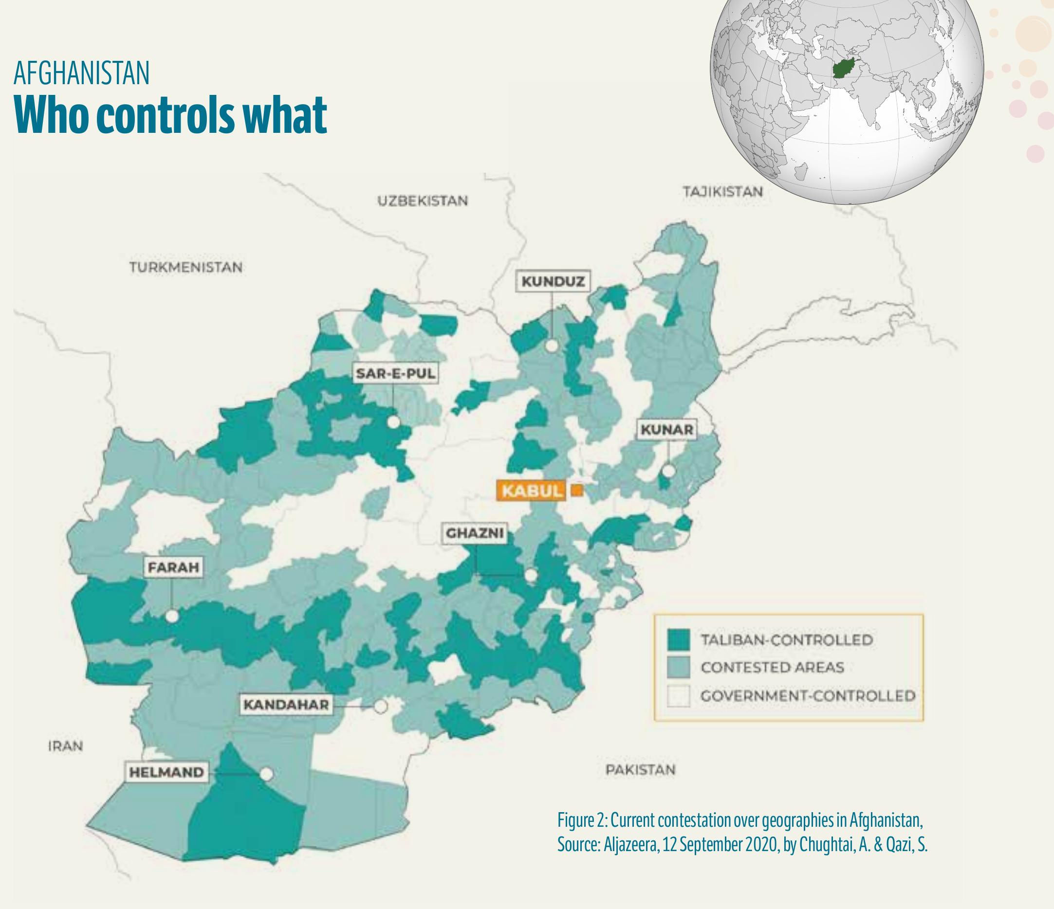 oreign powers, together with the demise of central political authority, profoundly affected the ocial fabric of Afghanistan. As a consequence, collective identities were politicized, interperson- 1 and intergroup relations were drastically changed, the nation-state structures were destroyed, listrust between the state and citizens became endemic, and millions of people were internally, egionally, and globally displaced. Infrastructures and traditional mechanisms of social control vere destroyed, women were excluded from social life, and the ruling elites, both the Taliban and  he US-led occupation forces, mismanaged resources, namely pasture, water, minerals, forests, ind state-owned lands.  