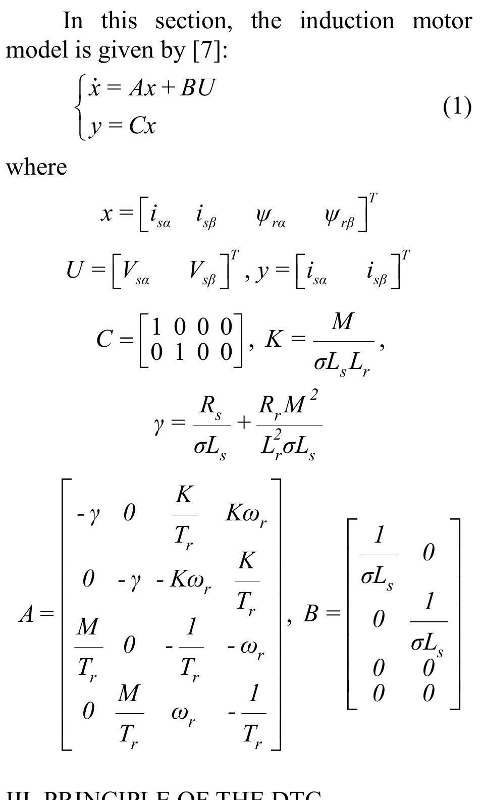 (PDF) Speed Sensorless DTC of Induction Motor Based on an improved ...