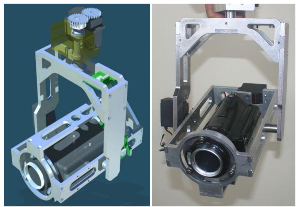 Gyro Platform Control Gyro stabilized platform cad model and prototype for andean