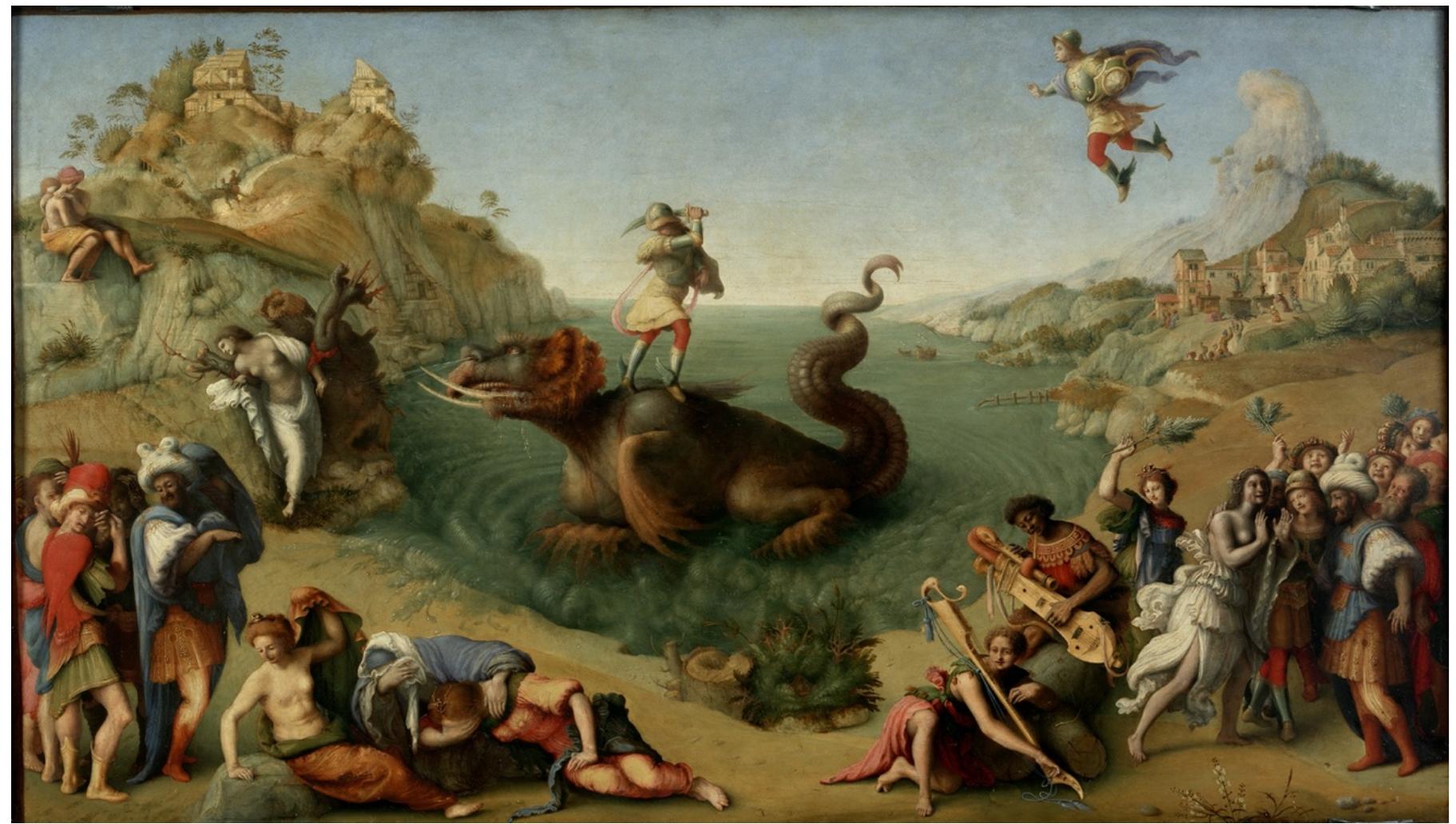 Then there are “improper” positions, which I call myopic, hyperopic (farsighted) and anamorphic (numbers 1, 6, and 7); each avoids the cluster of places that address the picture. The normative positions afford more or less intimacy and naturalness, and the  improper positions are ways of spying on the painting, seeing it from places it does not 