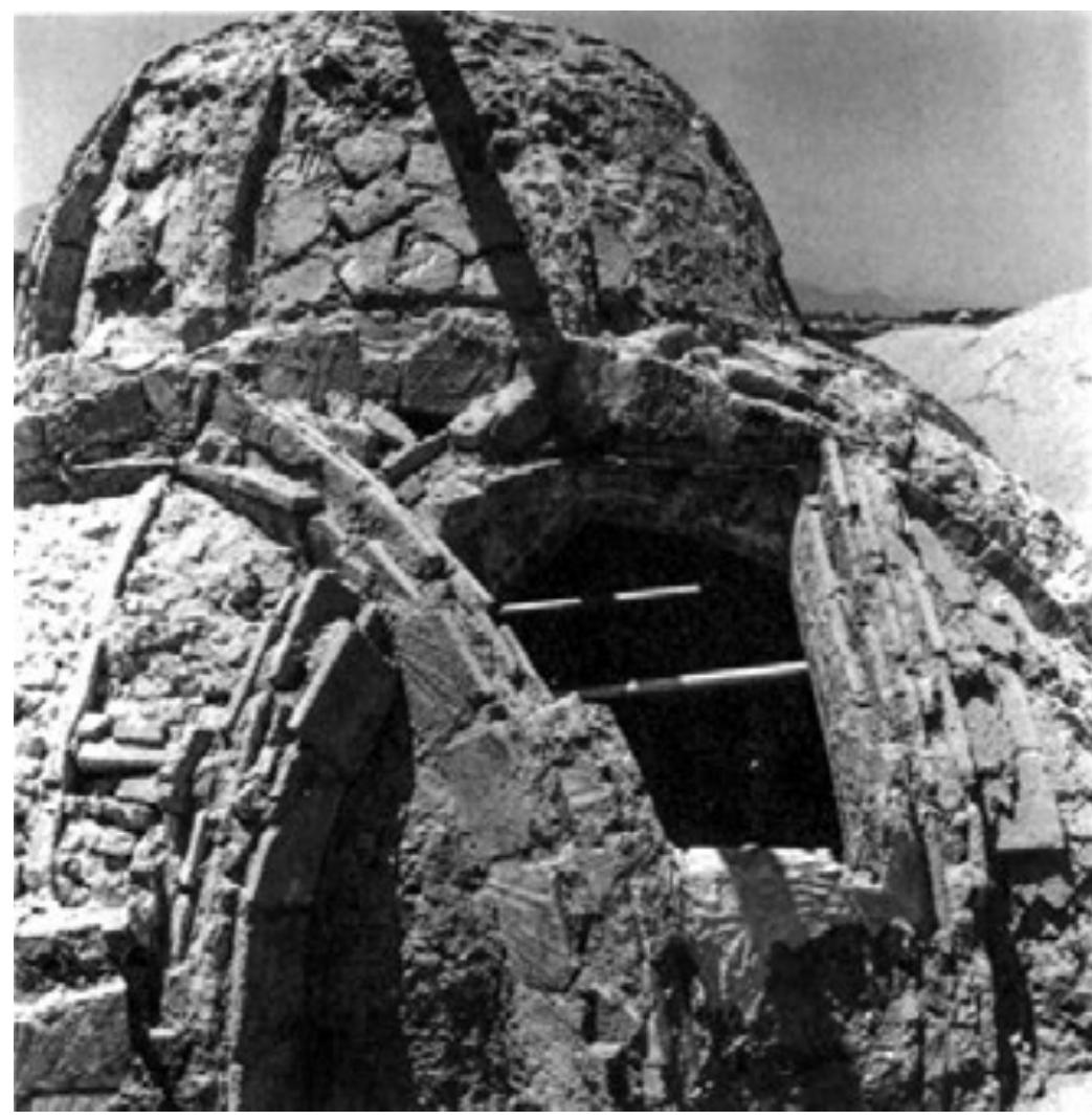 Great mosque of isfahan. the extrados of the dome n. 60,