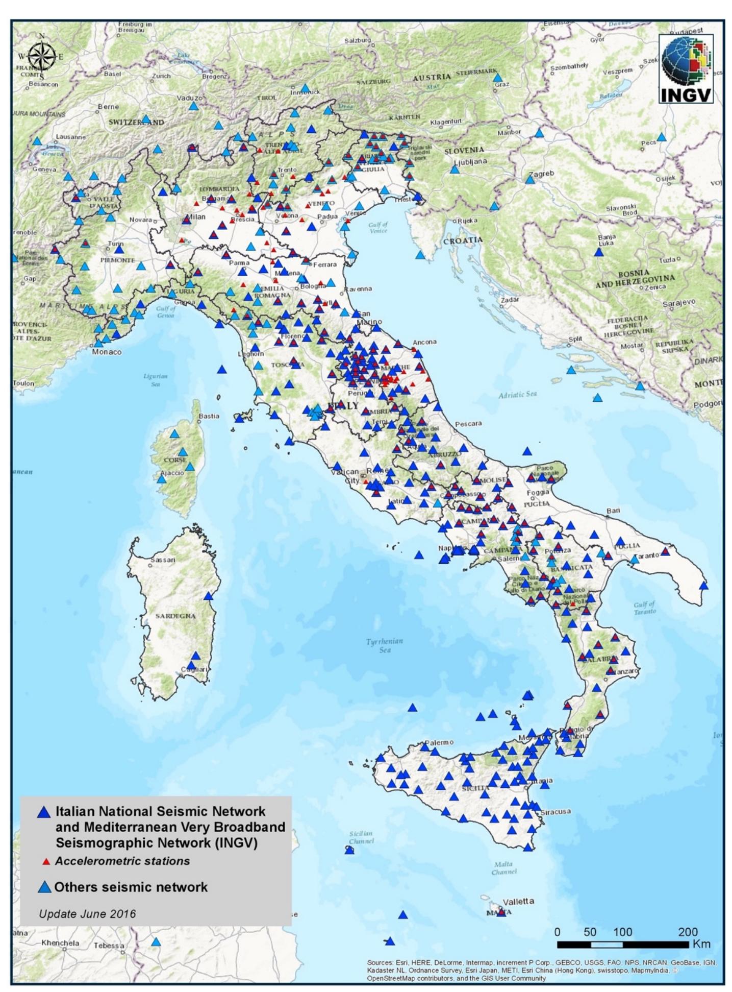 (PDF) The Italian National Seismic Network and the earthquake and ...
