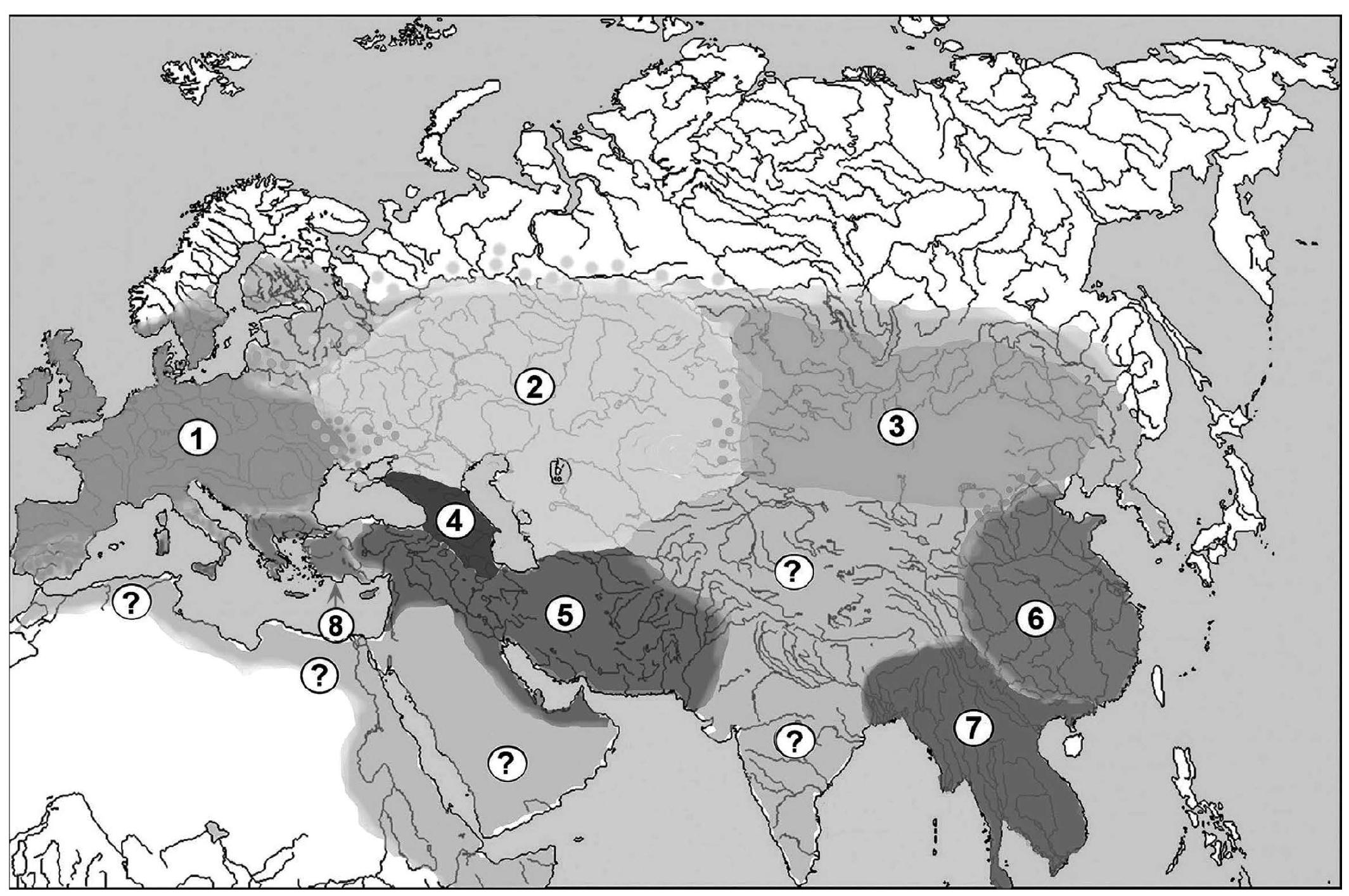 Figure 6 - from Metallurgical Provinces of Eurasia in the