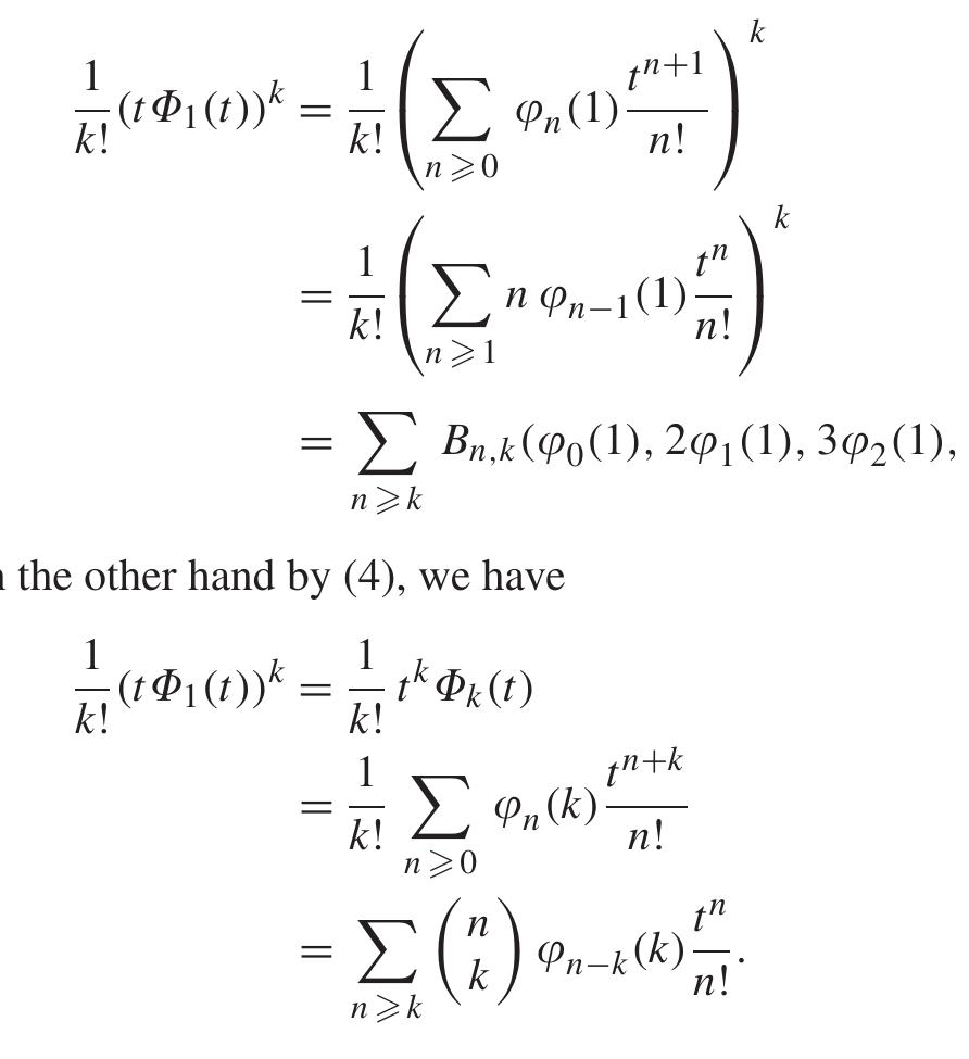 (PDF) On new identities for Bell's polynomials
