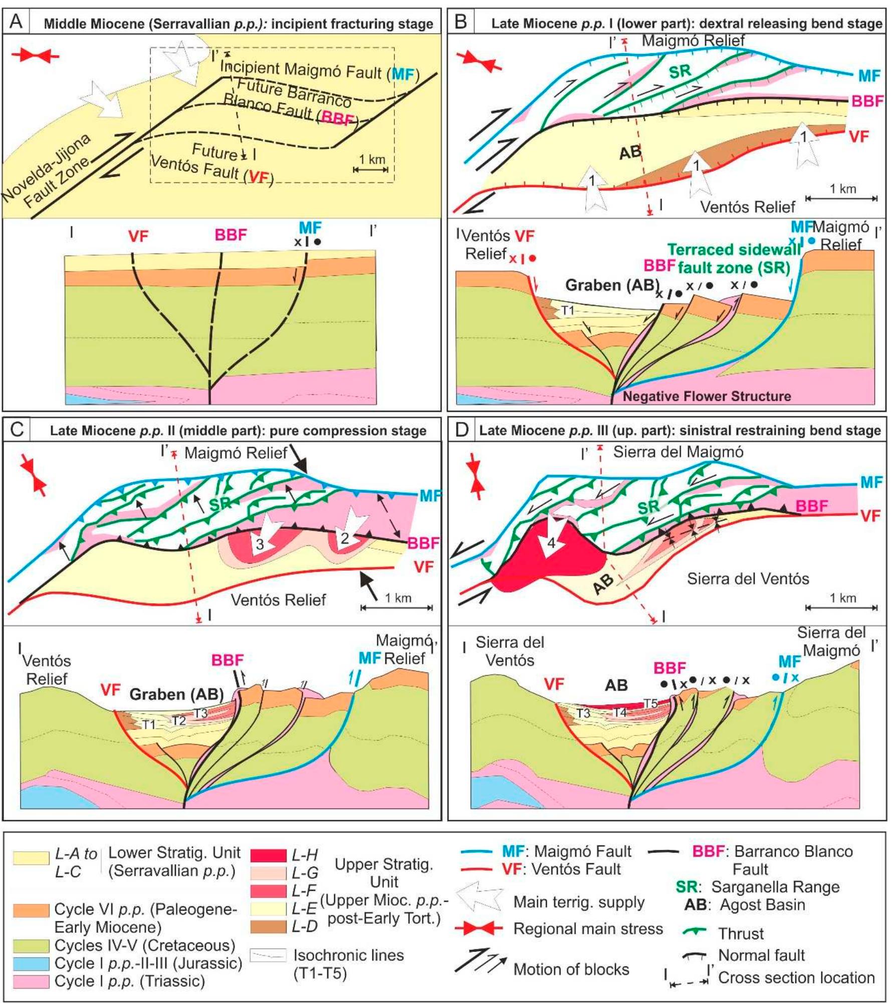 Neogene tectono-sedimentary evolution of the agost basin