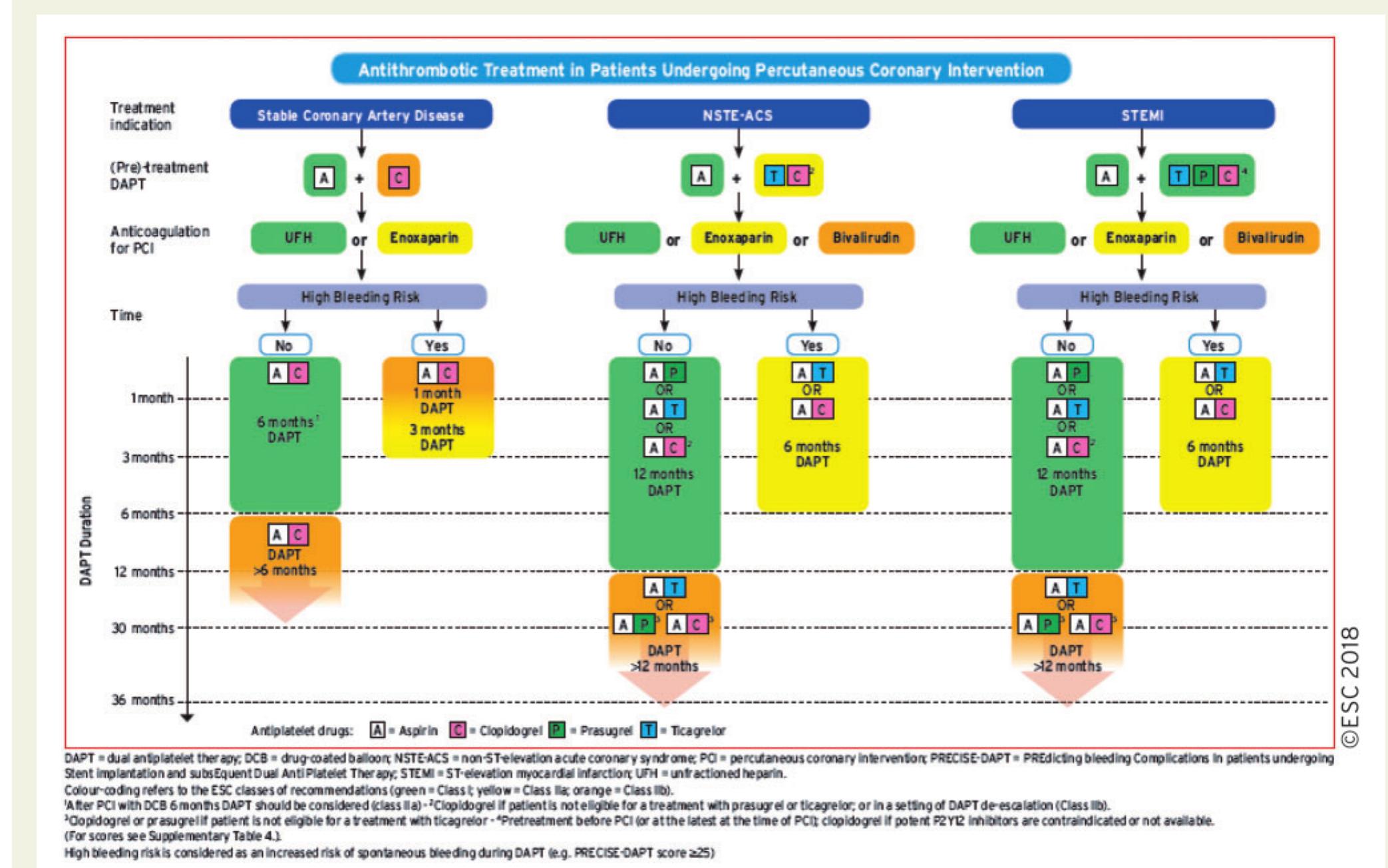 Dapt Mi Algorithm (PDF) 2018 ESC/EACTS Guidelines on myocardial revascularization