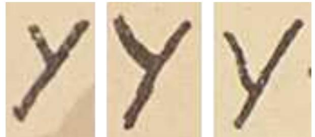 Vav Drawing Example Examples of vav in ginsburg’s drawings of fragment e (v*).