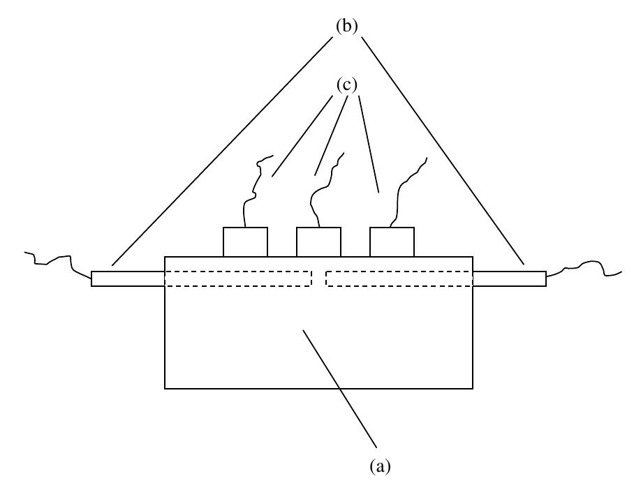 Configuration of the surface temperature calibration. (a)